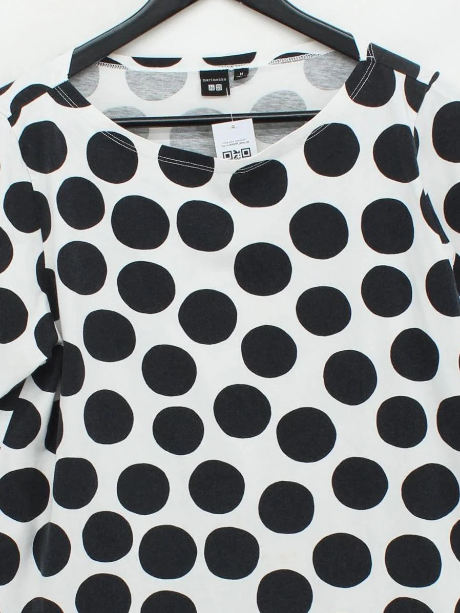 Marimekko And Uniqlo Women's T-Shirt M Multi 100% Cotton Basic - Image 3