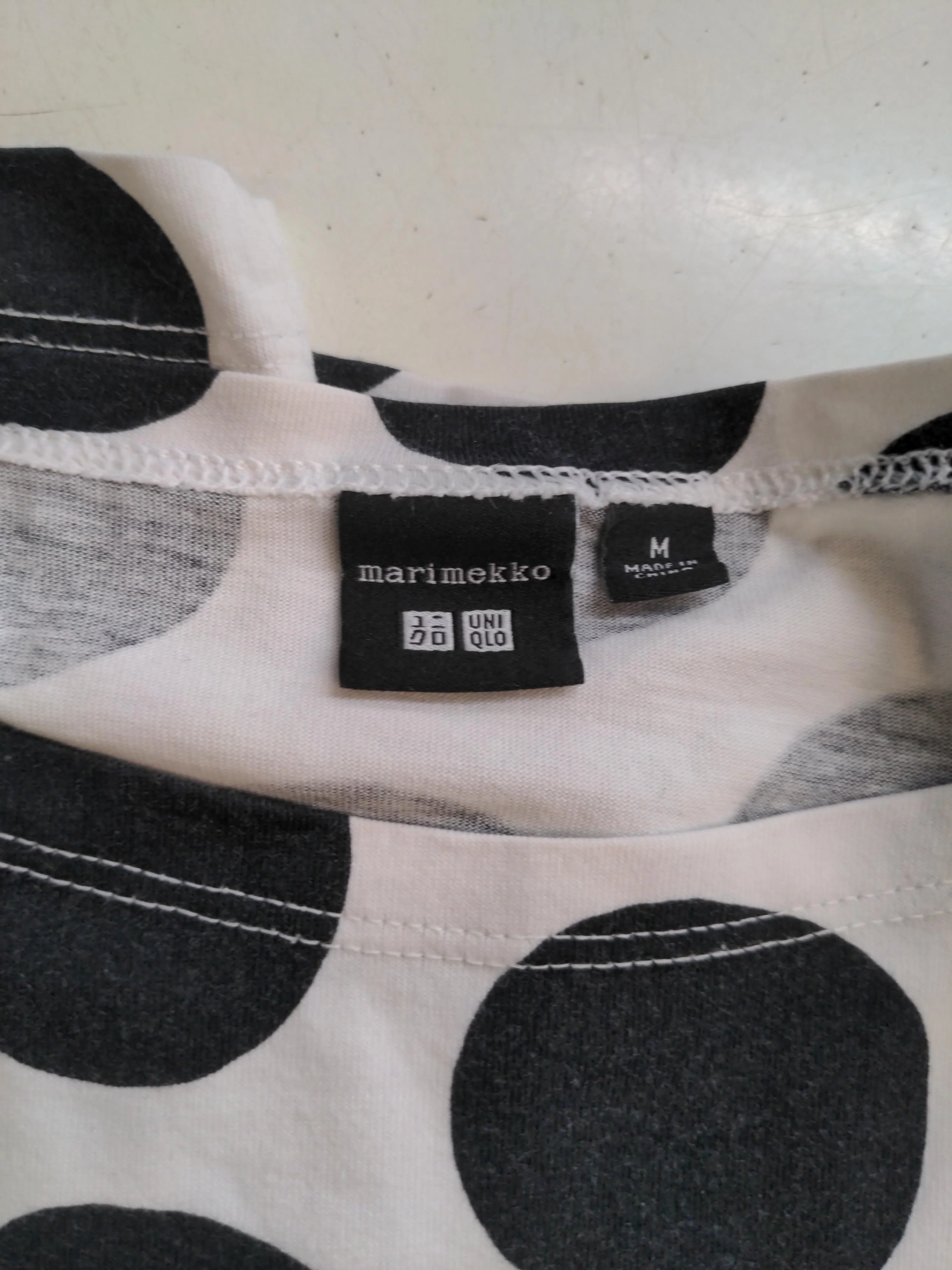 Marimekko And Uniqlo Women's T-Shirt M Multi 100% Cotton Basic - Image 6