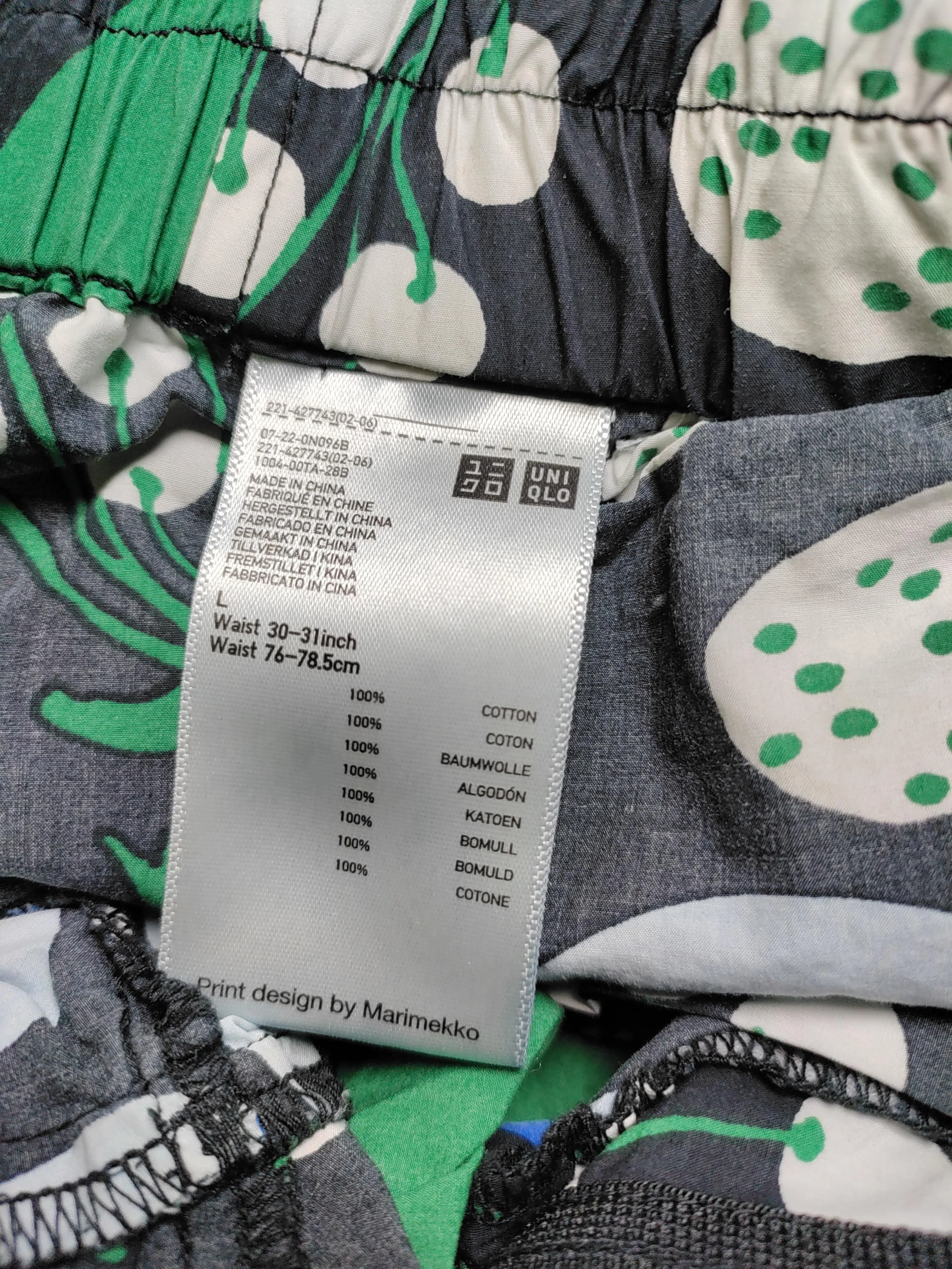 Marimekko Women's Shorts L Multi 100% Cotton Sweat - Image 7