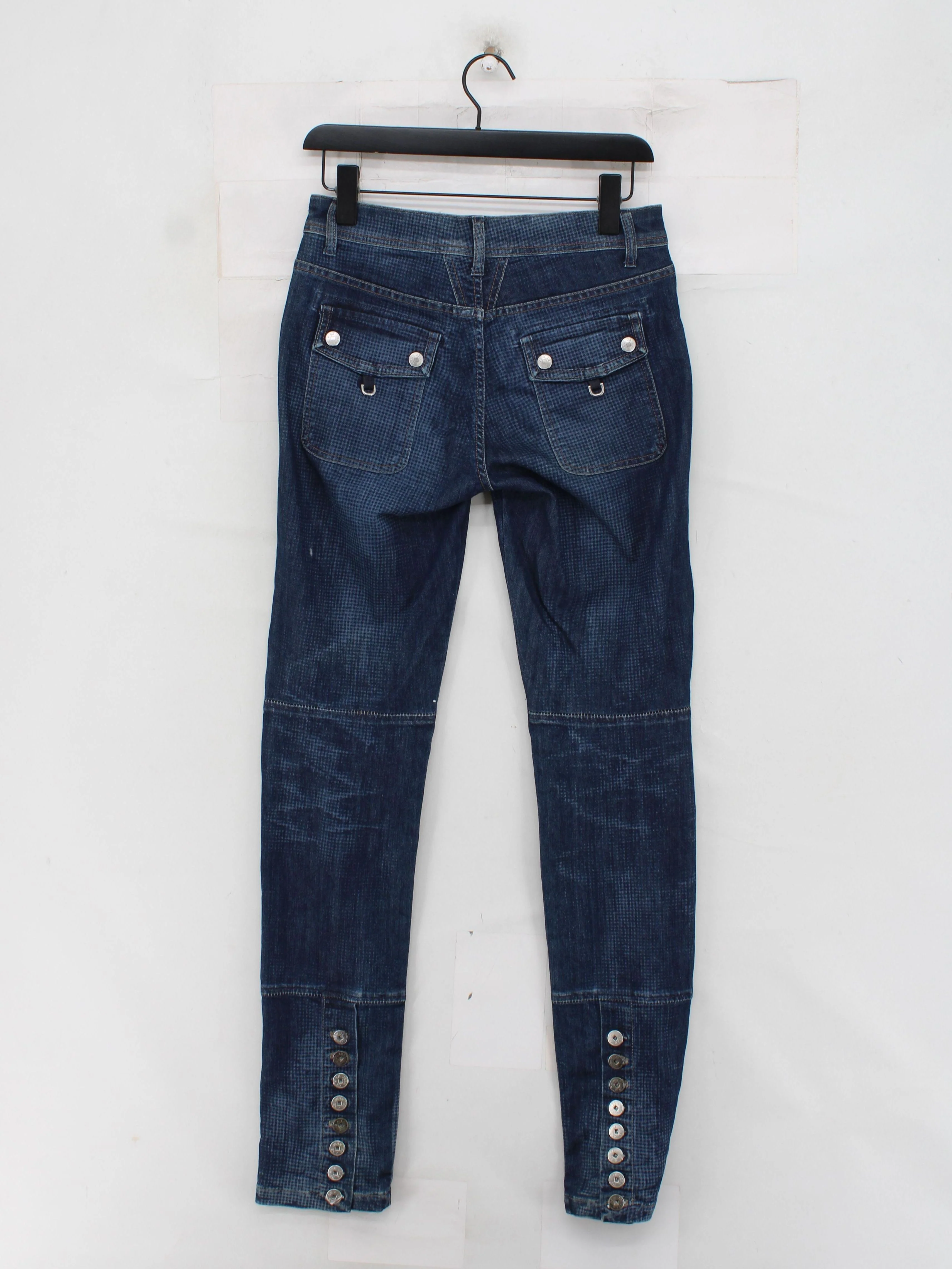 Marithe + Francois Girbaud Women's Jeans W 28 in Blue Cotton - Image 2