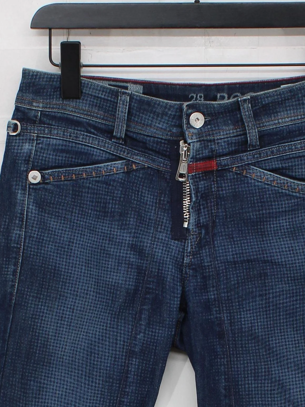 Marithe + Francois Girbaud Women's Jeans W 28 in Blue Cotton - Image 3