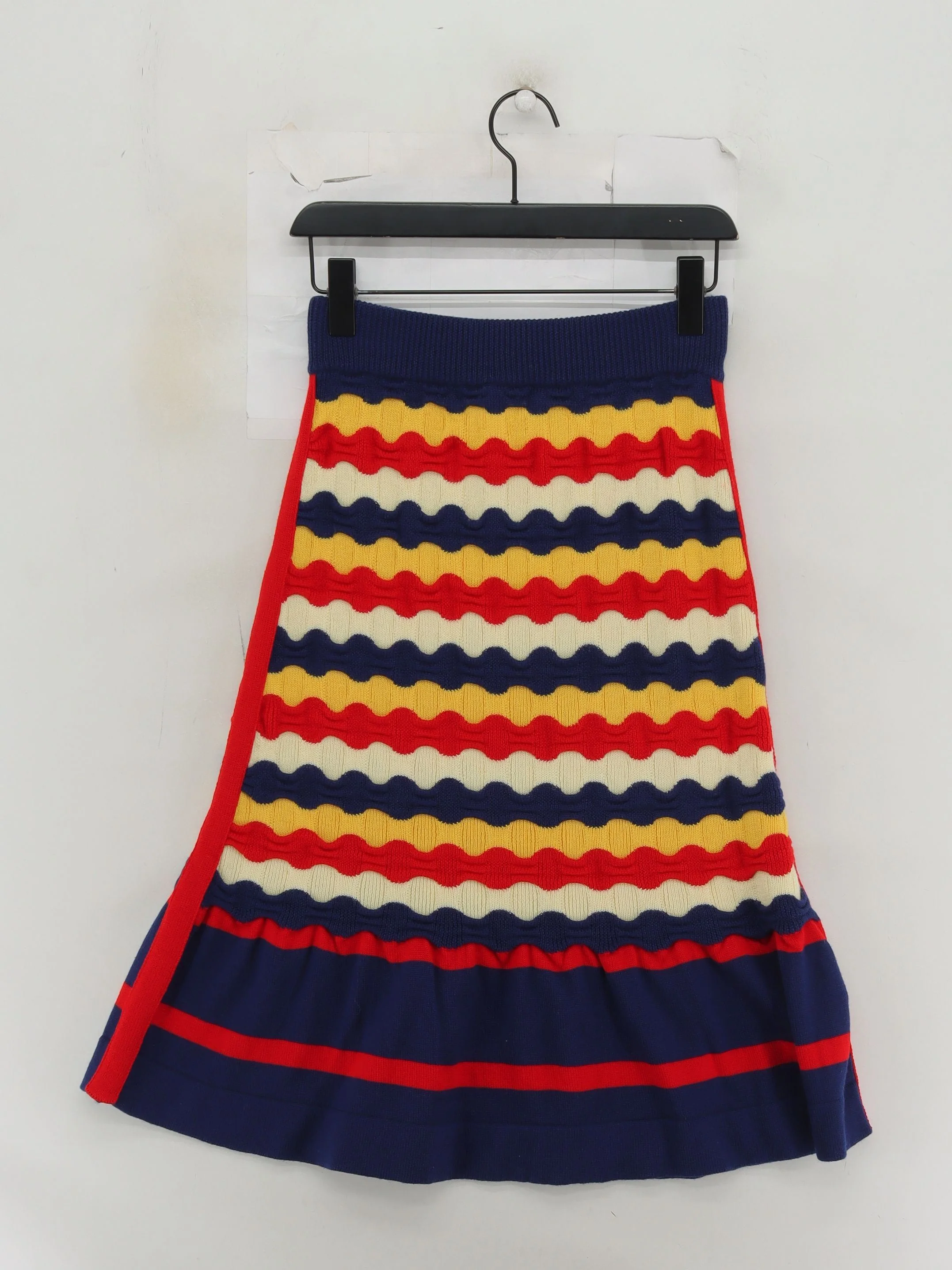 Marni Women's Midi Skirt UK 12 Multi 100% Wool Midi Straight & Pencil - Image 2