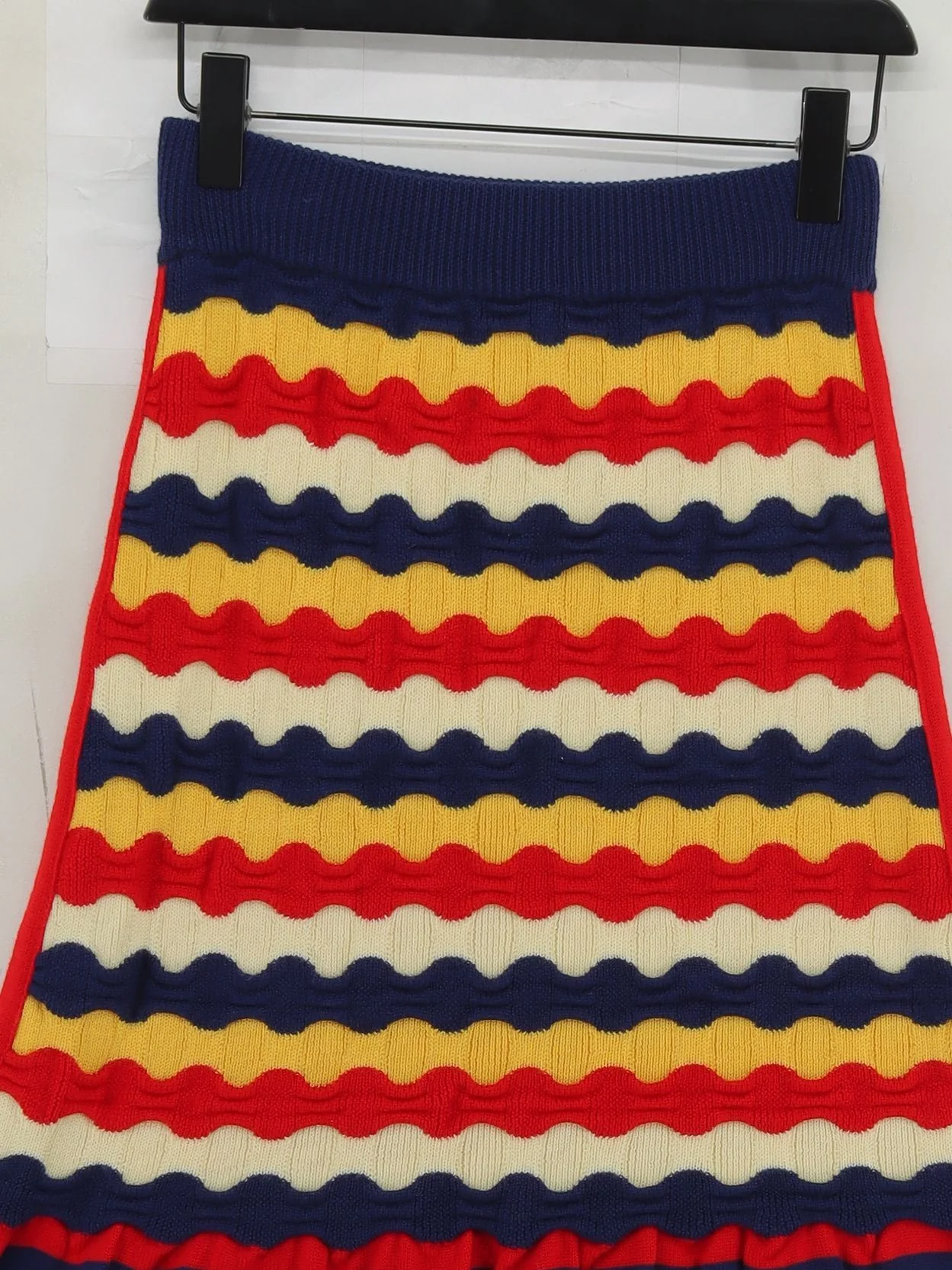 Marni Women's Midi Skirt UK 12 Multi 100% Wool Midi Straight & Pencil - Image 3