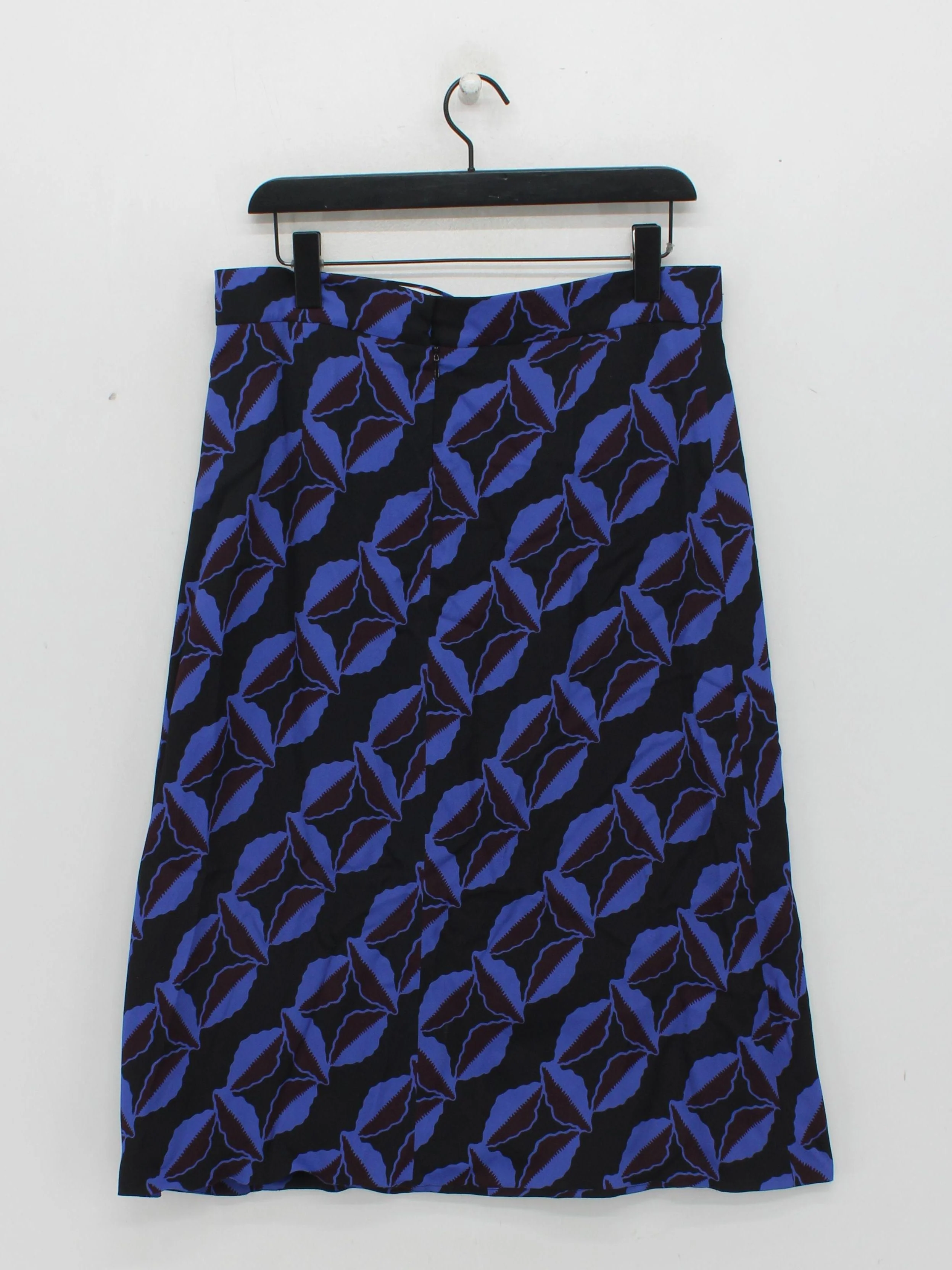 Marni Women's Midi Skirt UK 18 Multi Viscose with Silk Midi A-Line - Image 2