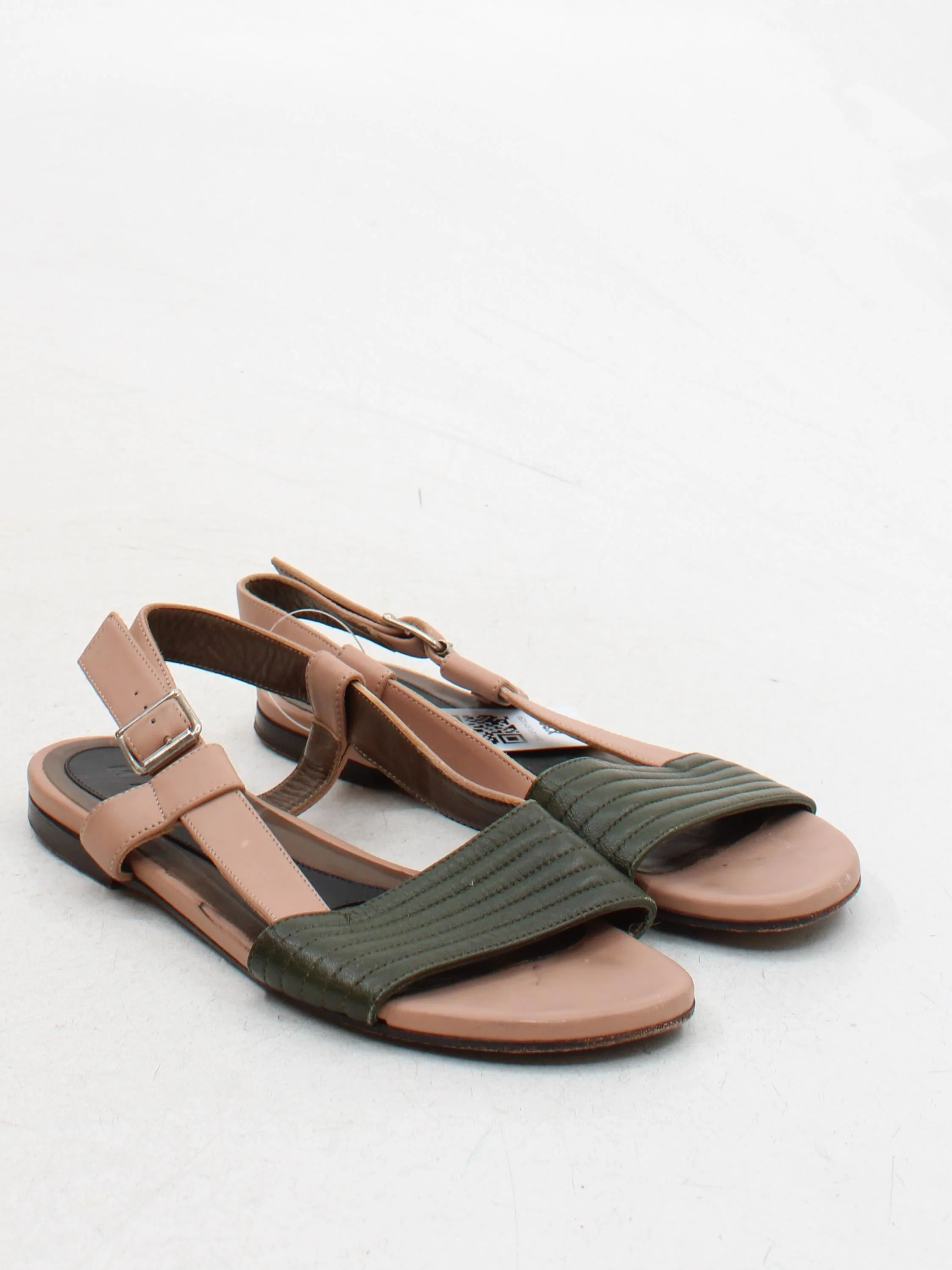 Marni Women's Sandals UK 4 Tan 100% Leather Strappy - Image 4