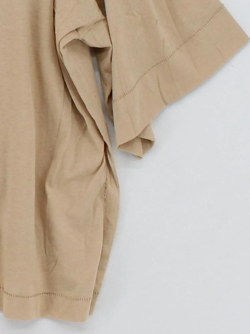 Marni Women's T-Shirt M Cream 100% Cotton Short Sleeve Round Neck Basic - Image 4