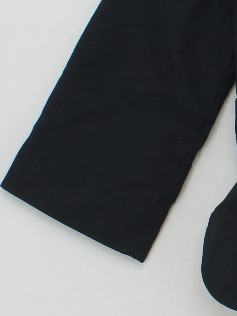 Marni Women's Top UK 10 Black 100% Cotton 3/4 Sleeve V-Neck Basic - Image 4