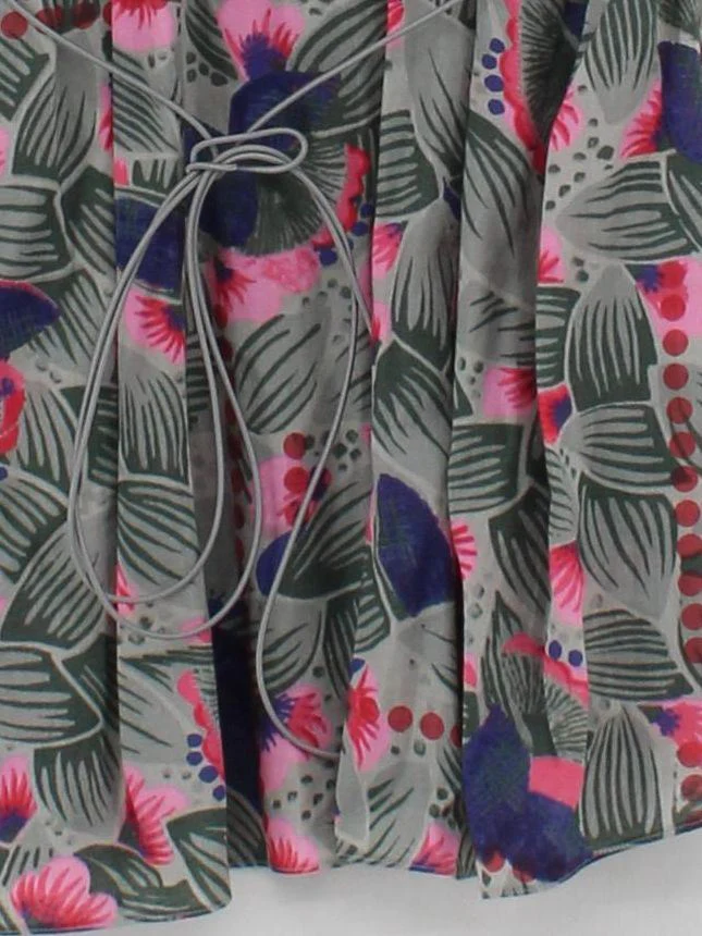 Marni Women's Top UK 10 Multi Floral 100% Cotton Sleeveless Round Neck Basic - Image 4