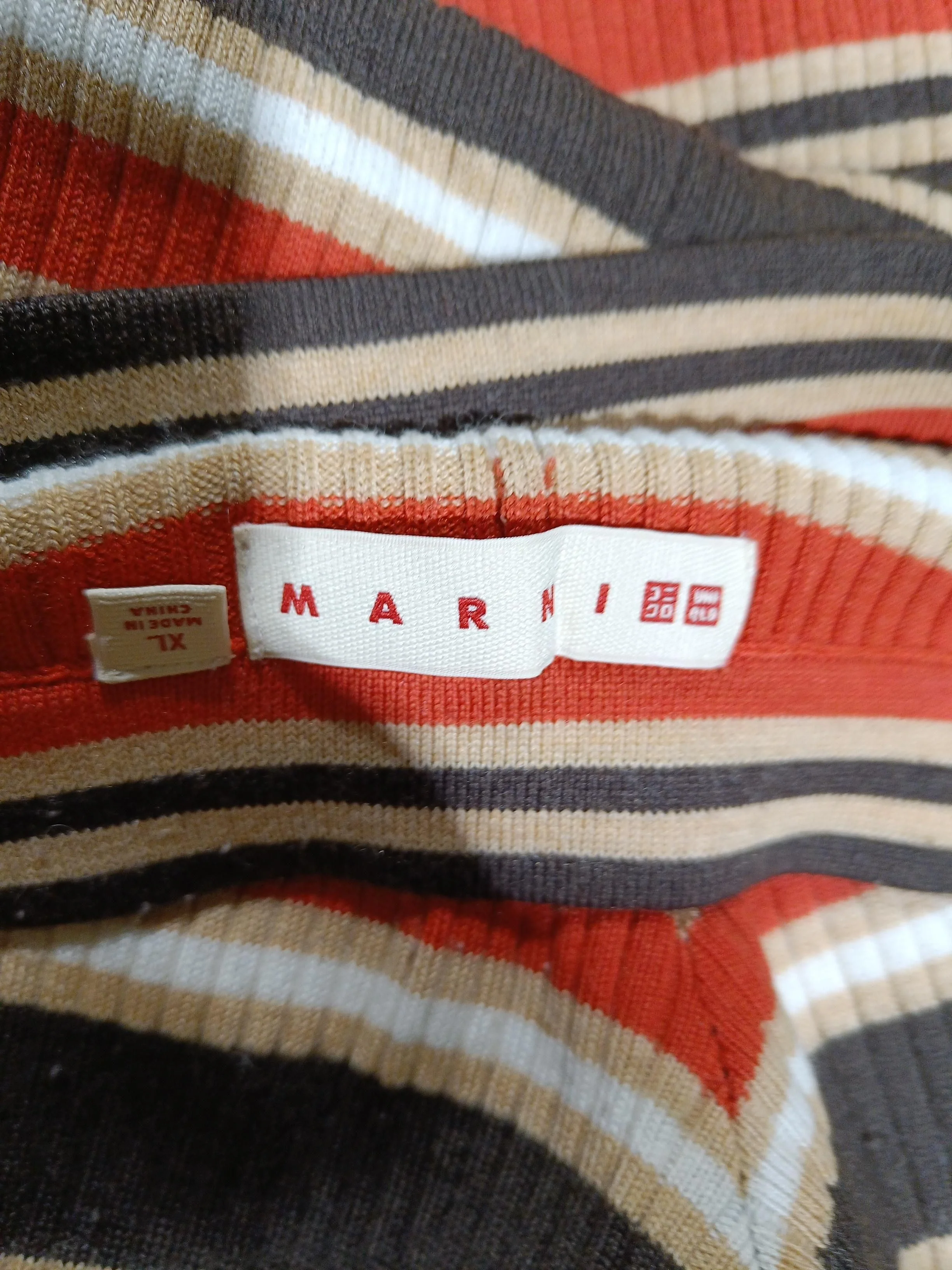 Marni X Uniqlo Women's Trousers XL Multi Wool - Image 6