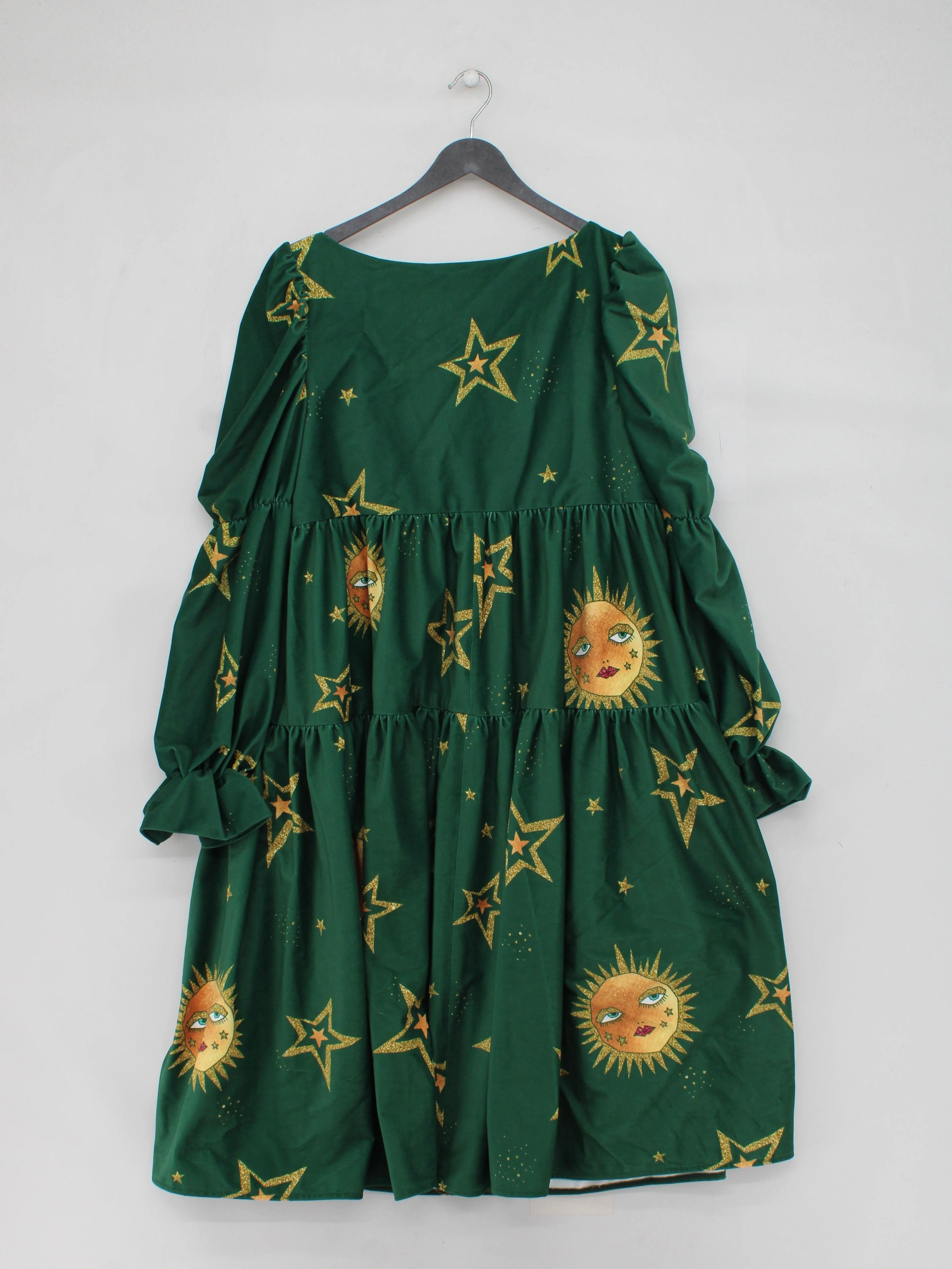 Mary Benson Jumper Midi Dress UK10 in Green - Image 2