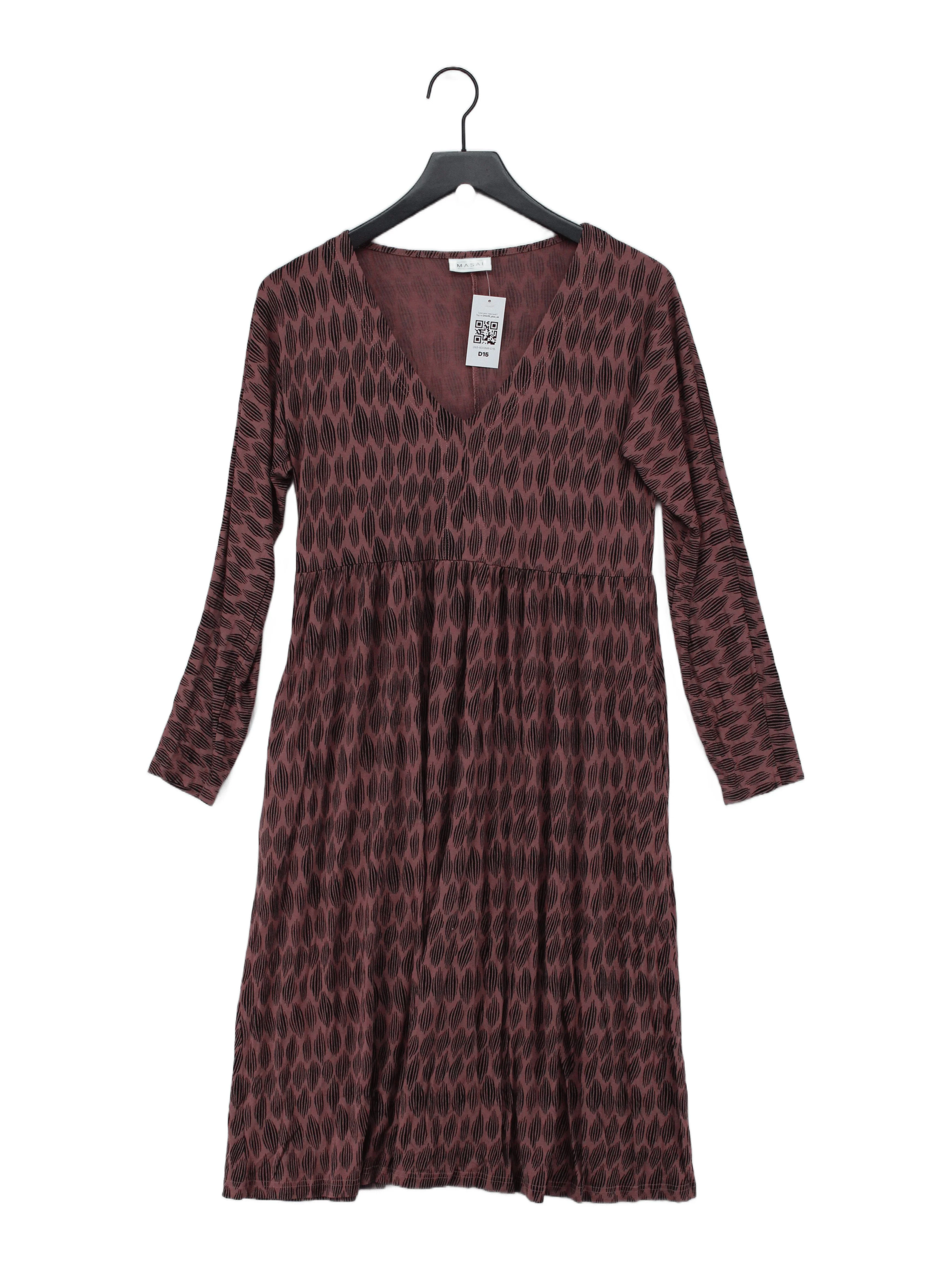 Masai Shirt Mini Dress M in Brown
