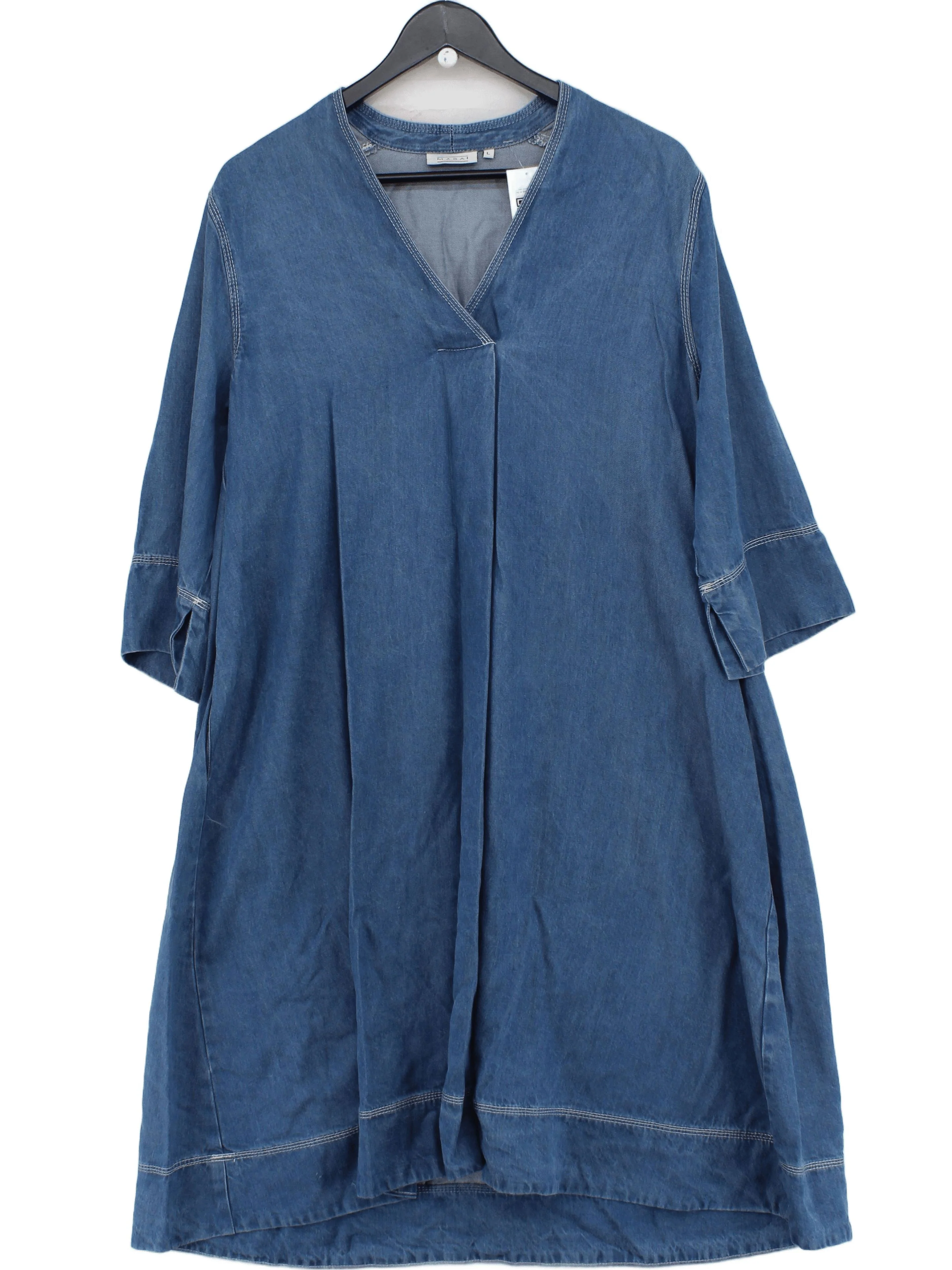 Masai T-Shirt Mini Dress UK12 in Blue