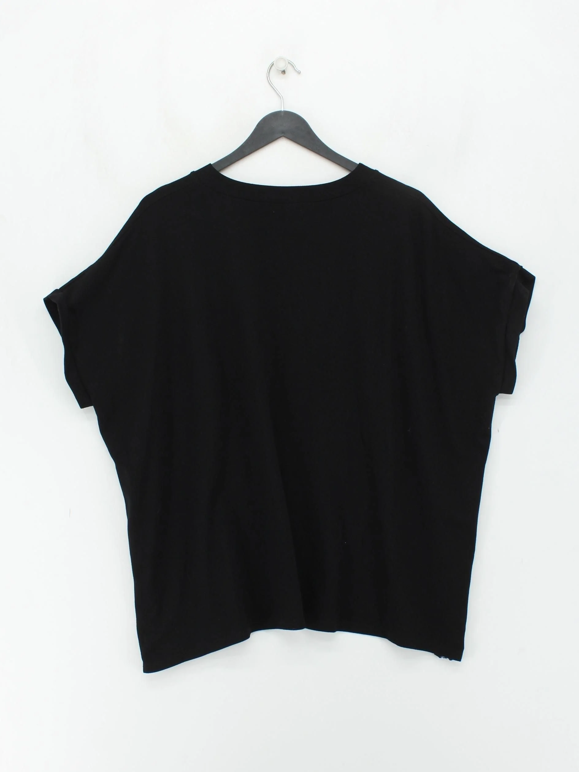 Masai Women's T-Shirt M Black Viscose with Polyamide, Elastane Basic - Image 2