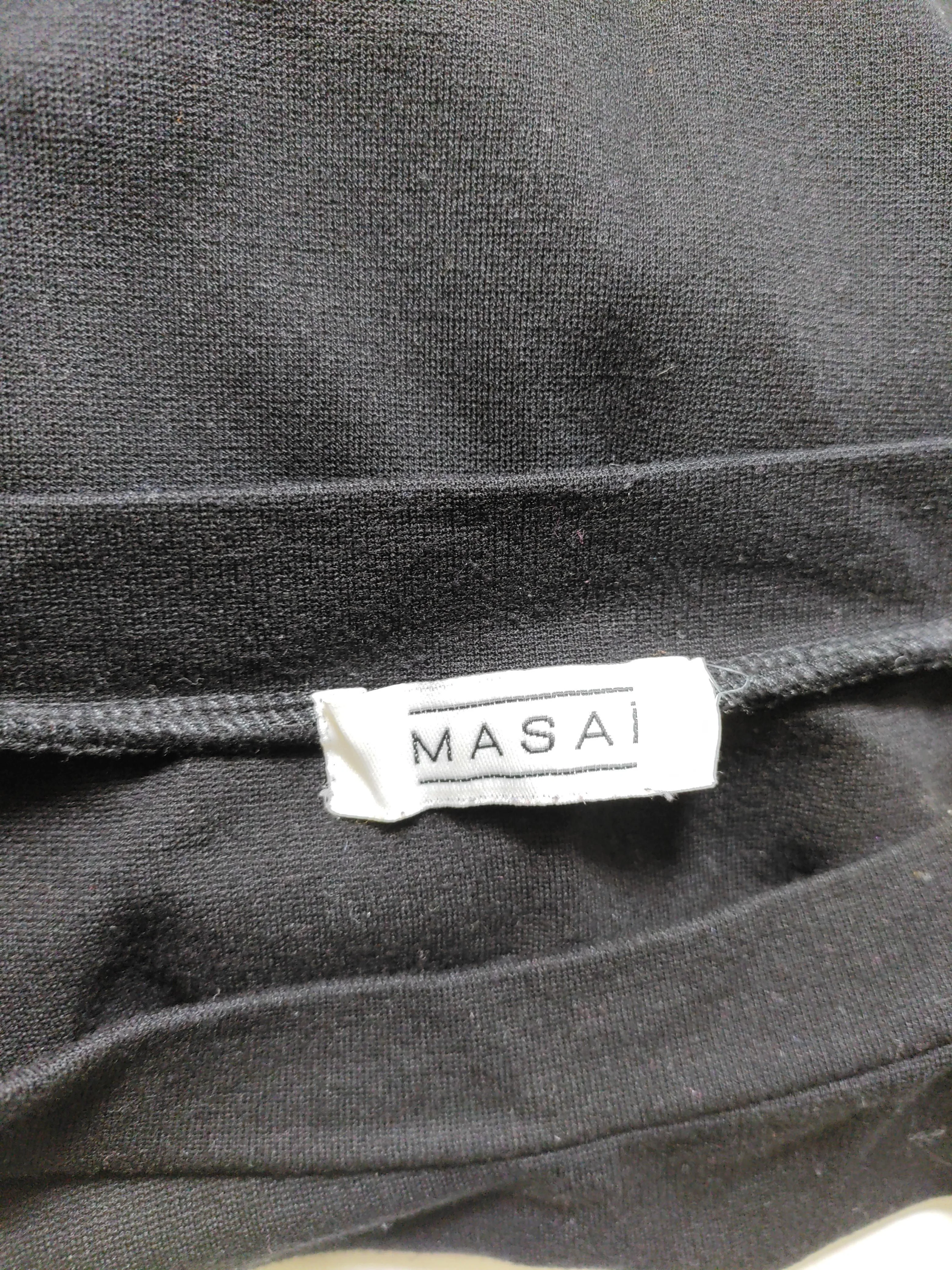 Masai Women's T-Shirt M Black Viscose with Polyamide, Elastane Basic - Image 5