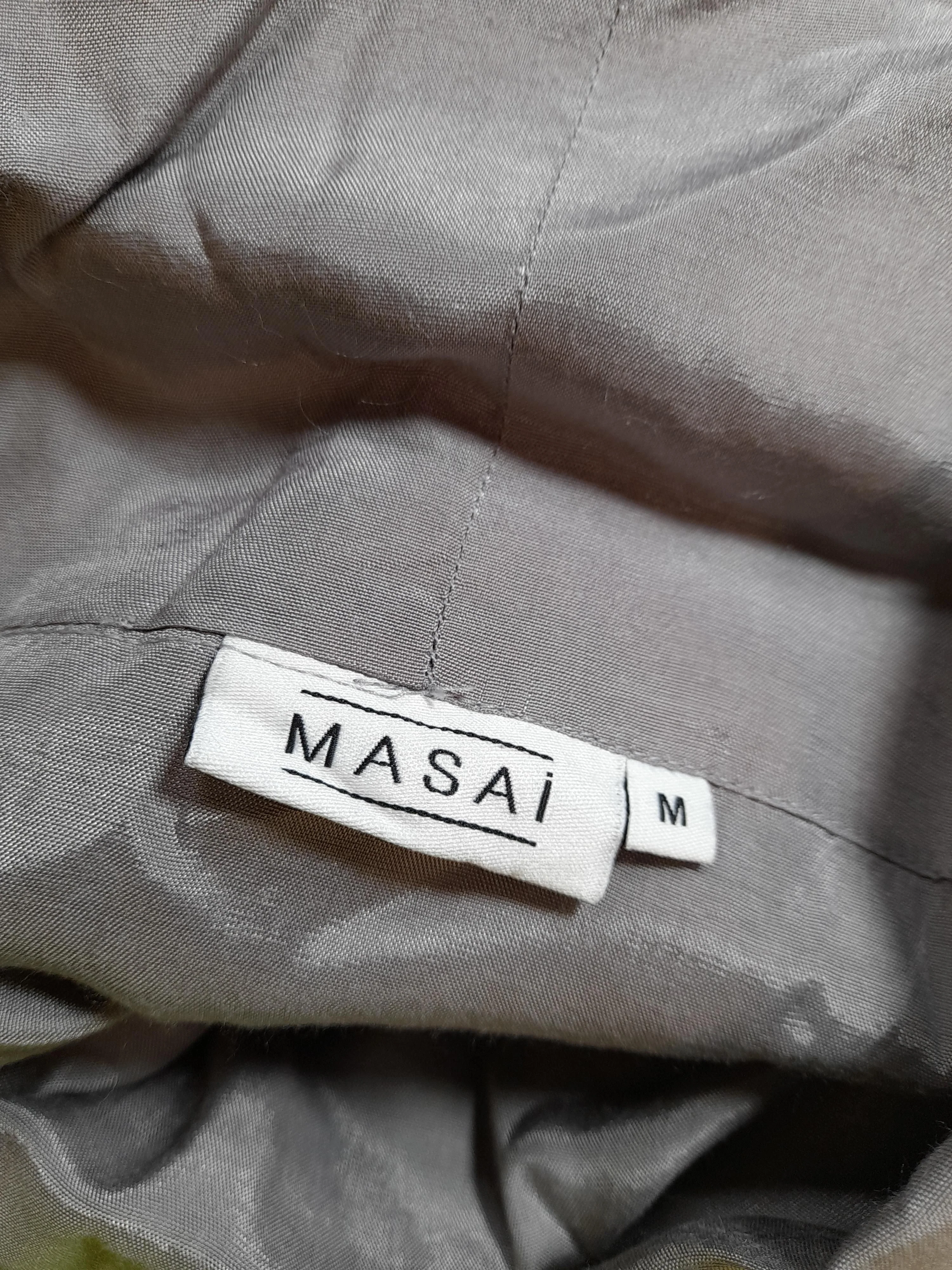 Masai Women's Top M Grey 100% Viscose Long Sleeve Crew Neck Tunic - Image 5