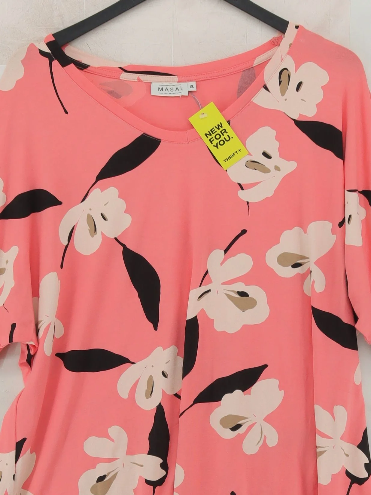 Masai Women's Top XL Pink Viscose with Elastane Basic - Image 3