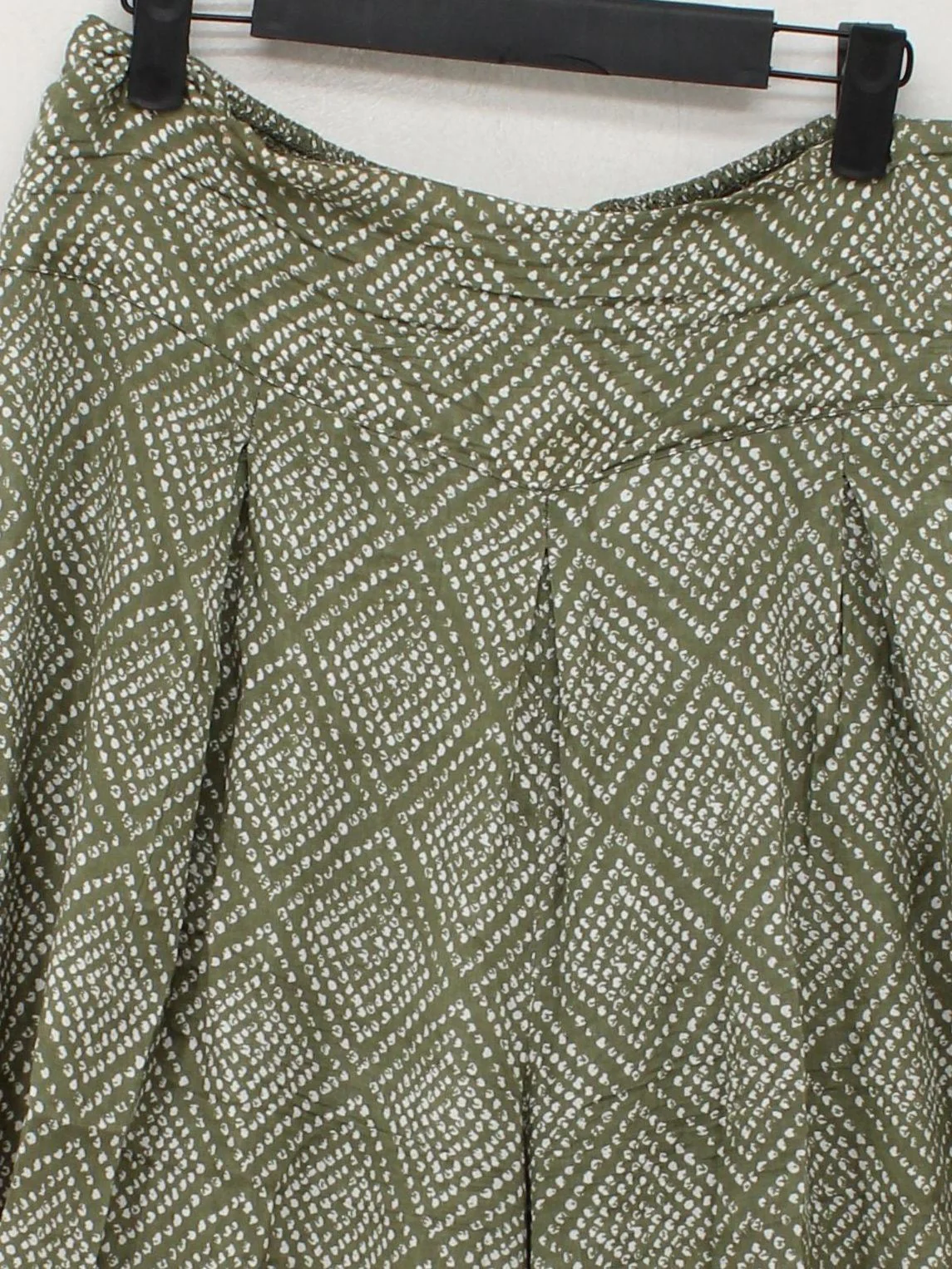 Masai Women's Trousers M Green Geometric 100% Viscose Wide-Leg Sweatpants - Image 3