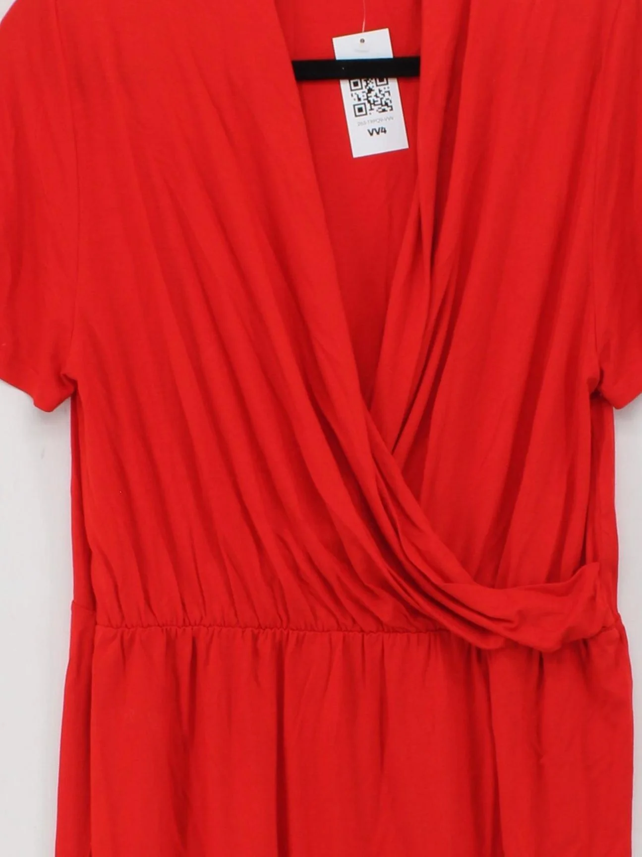 Masai Wrap Midi Dress M in Red - Image 3