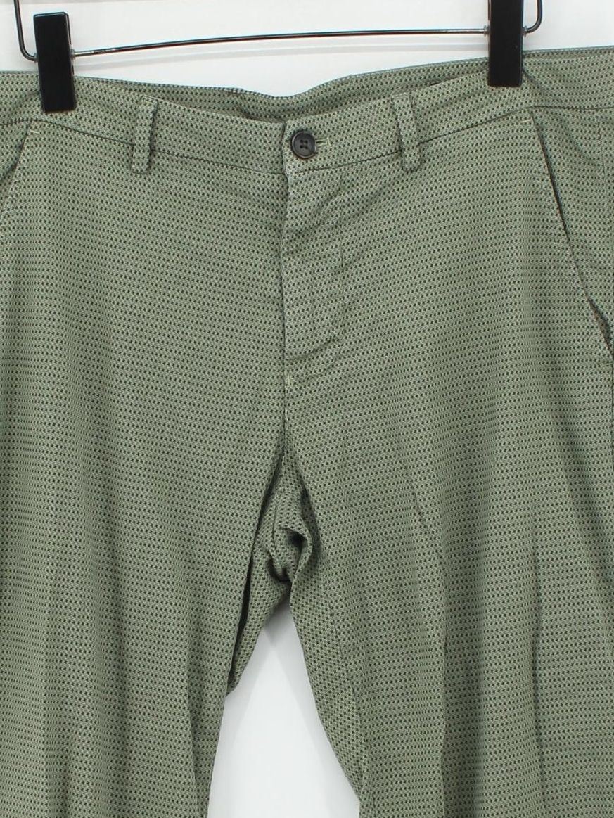 Mason's Men's Trousers W 38 in Green Cotton with Elastane Chino - Image 3
