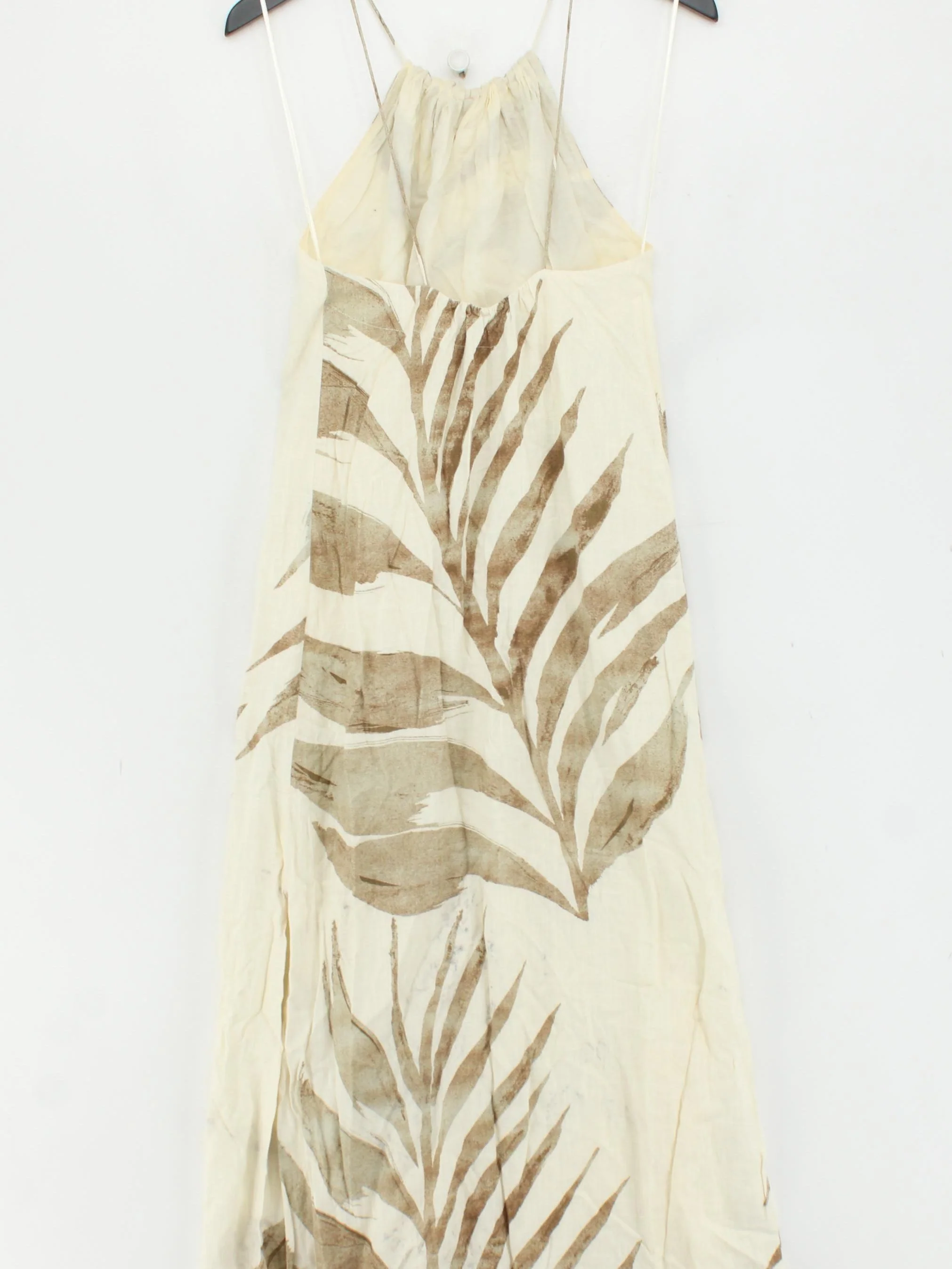 Massimo Dutti Maxi Dress in Cream - Image 2