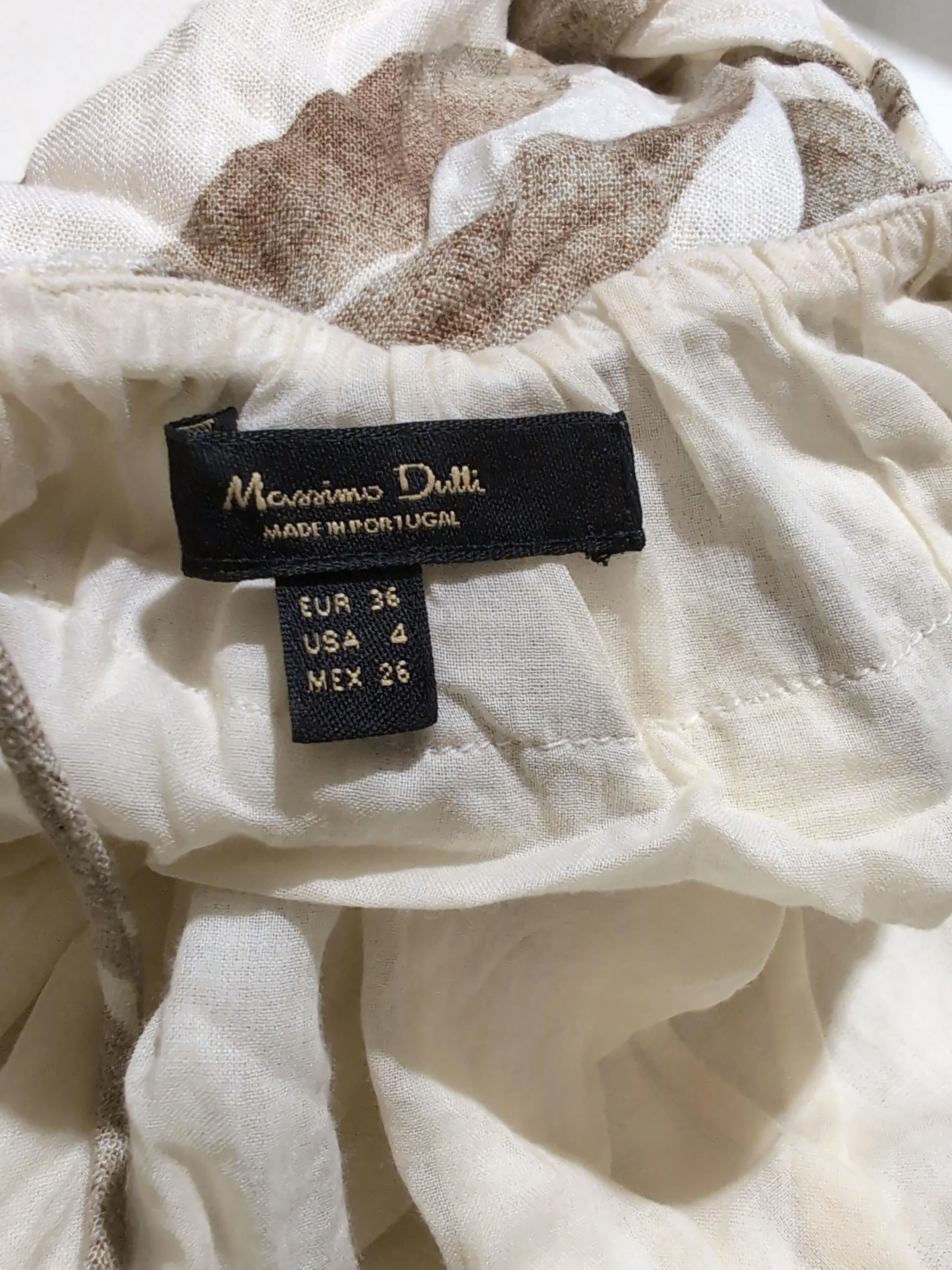 Massimo Dutti Maxi Dress in Cream - Image 6