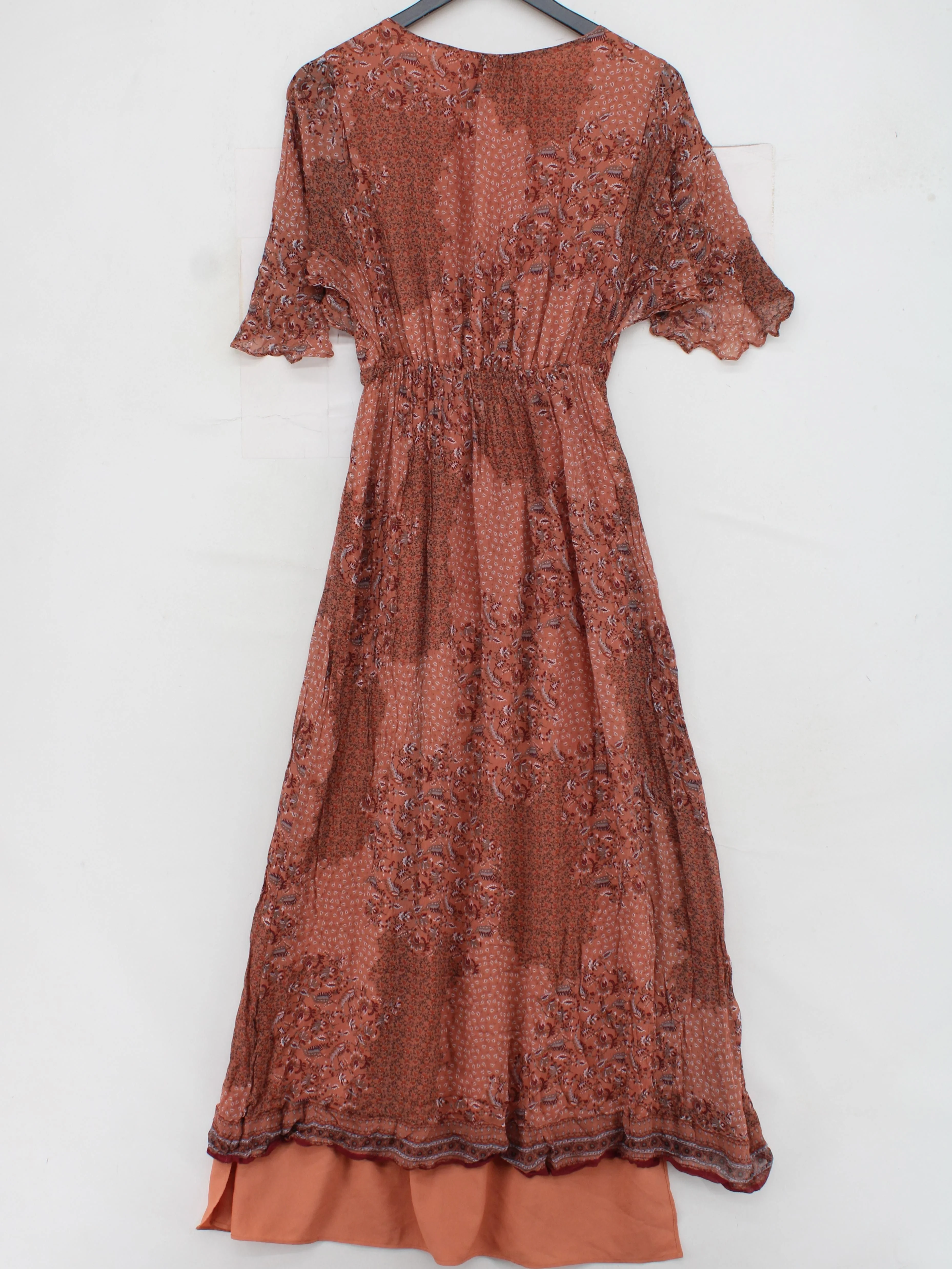 Massimo Dutti Maxi Dress in Tan - Image 2