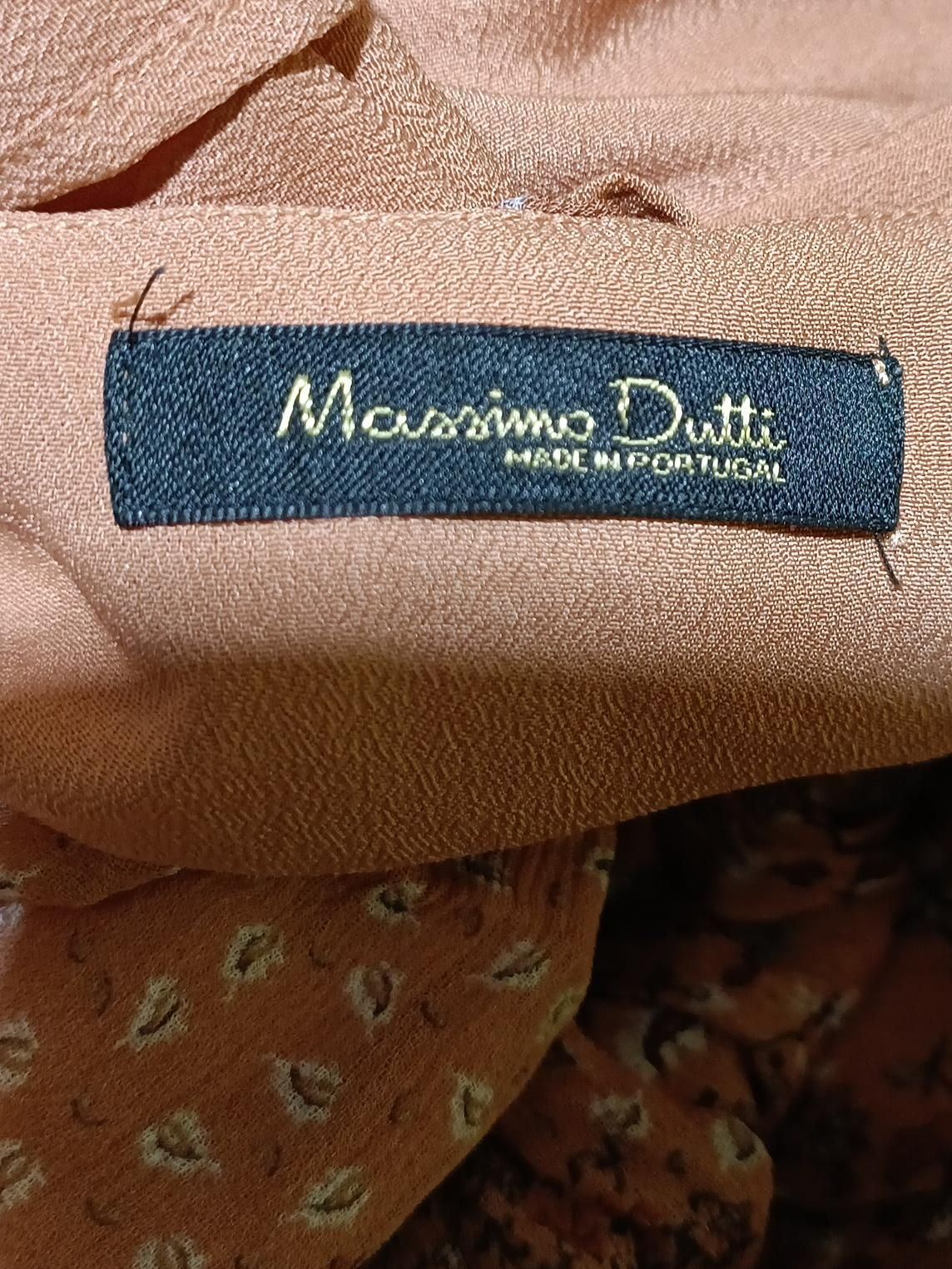 Massimo Dutti Maxi Dress in Tan - Image 5