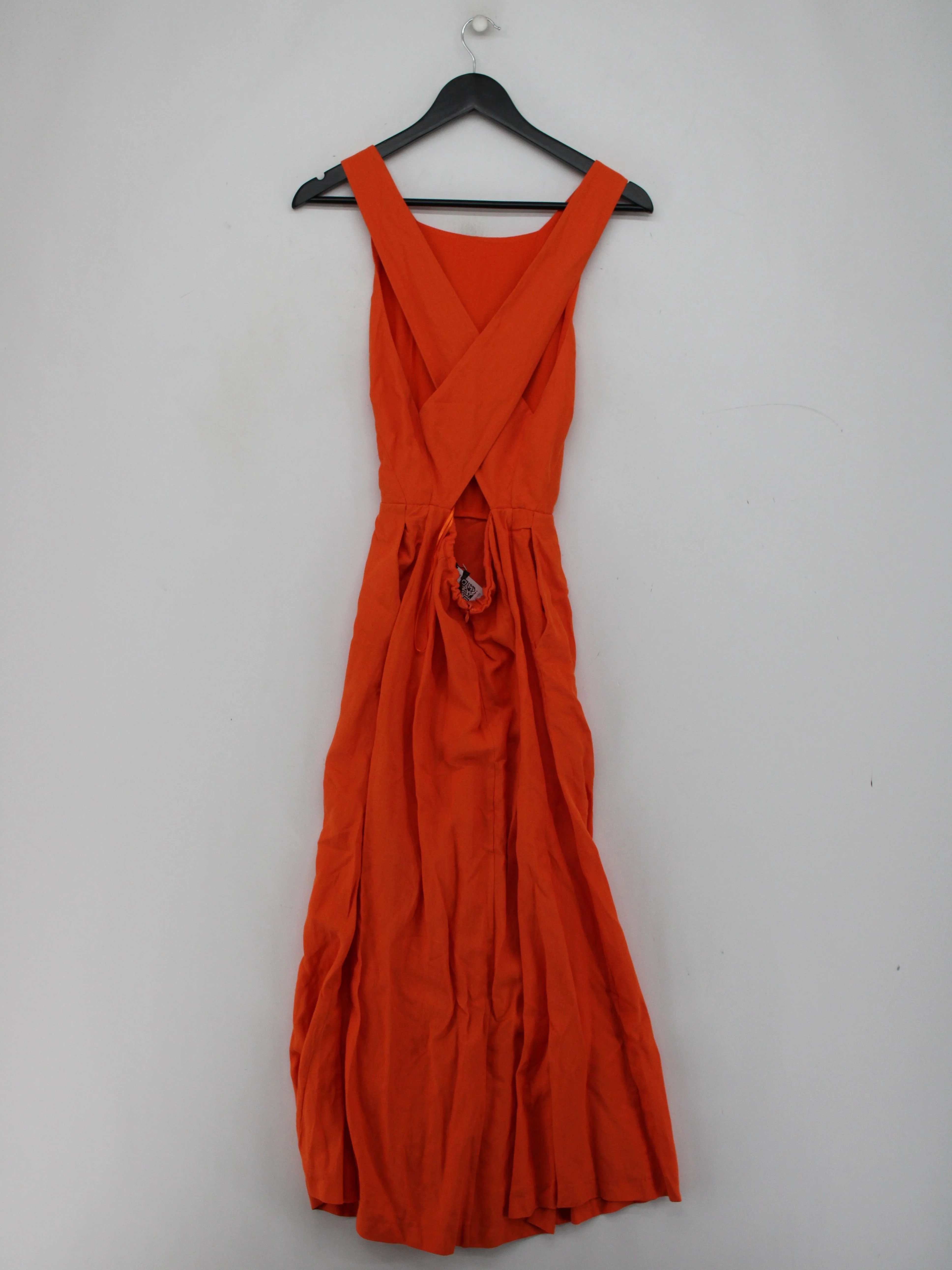 Massimo Dutti Maxi Dress UK8 in Orange - Image 2