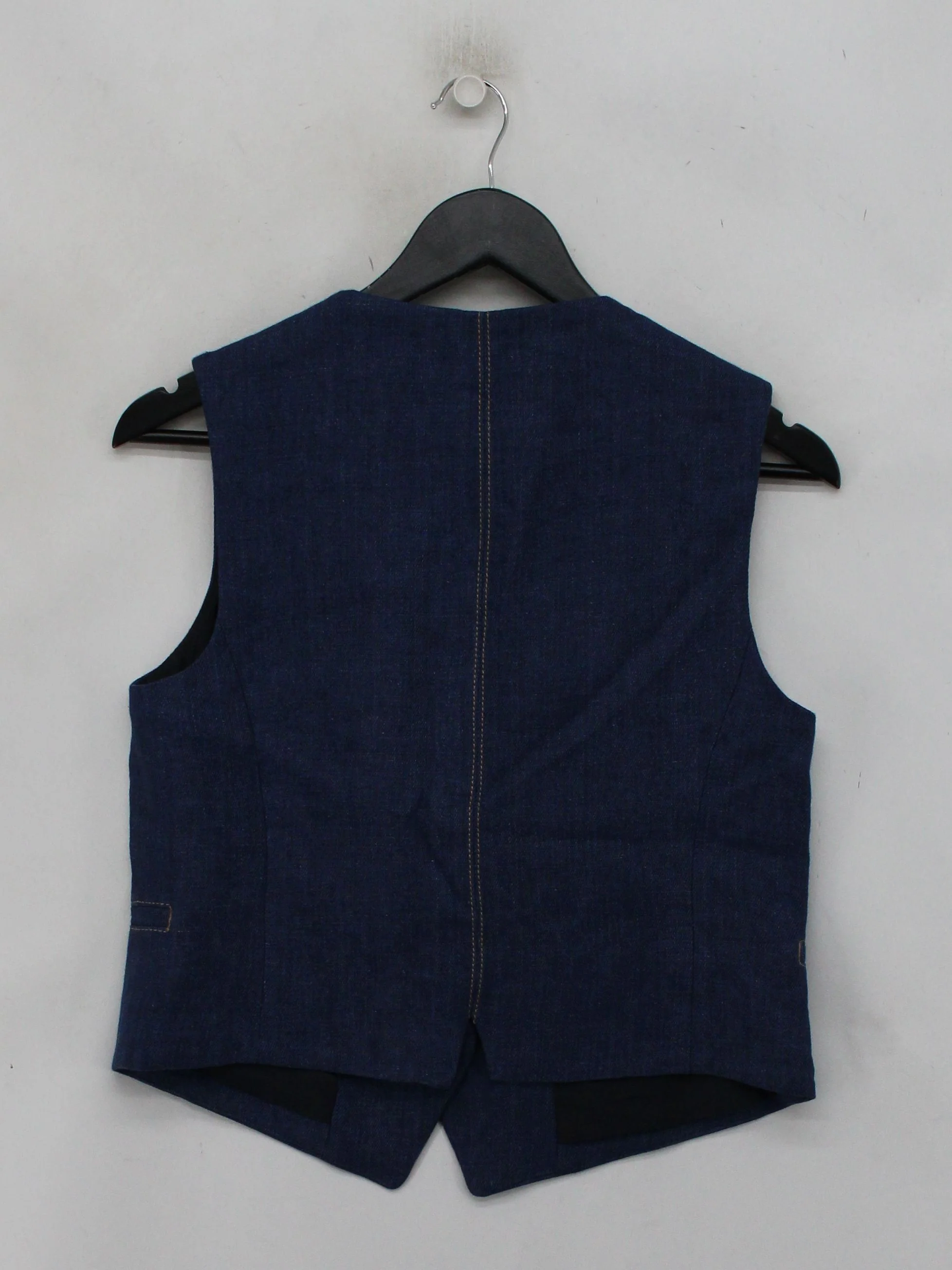 Massimo Dutti Men's Coat M Blue Cotton with Acetate, Lyocell Modal Overcoat - Image 2