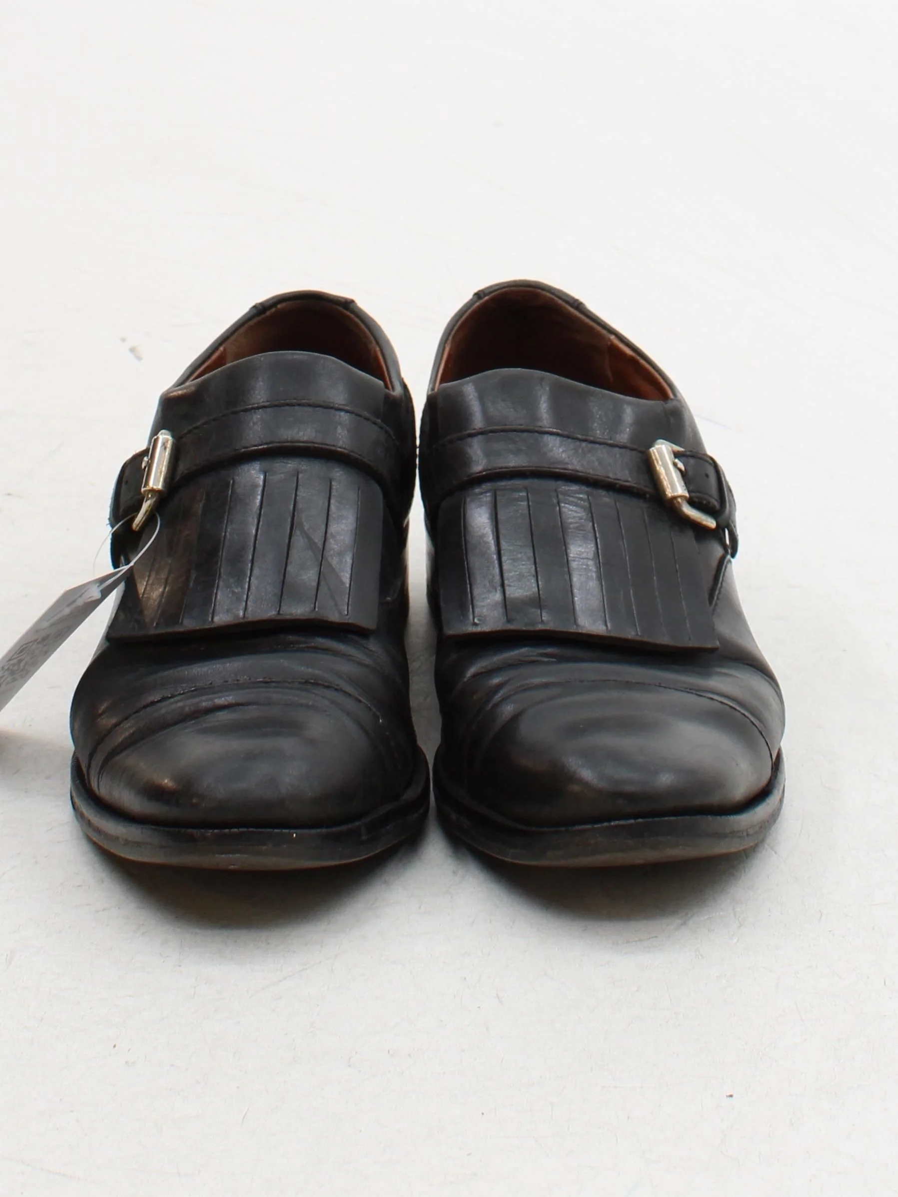 Massimo Dutti Men's Formal Shoes UK 6 Black 100% Leather Brogue - Image 2