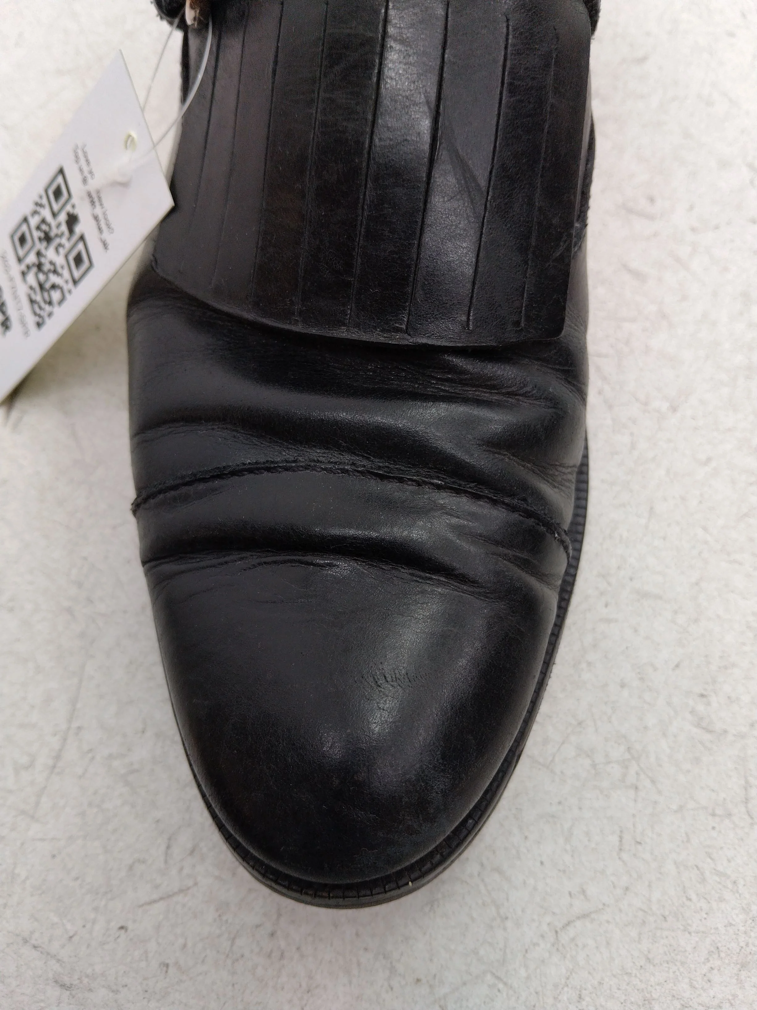 Massimo Dutti Men's Formal Shoes UK 6 Black 100% Leather Brogue - Image 9