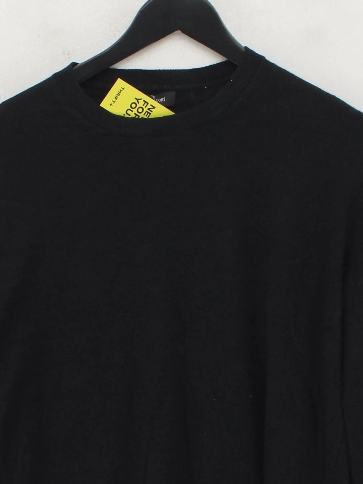 Massimo Dutti Men's Jumper M Black 100% Linen Crew Neck Pullover - Image 3