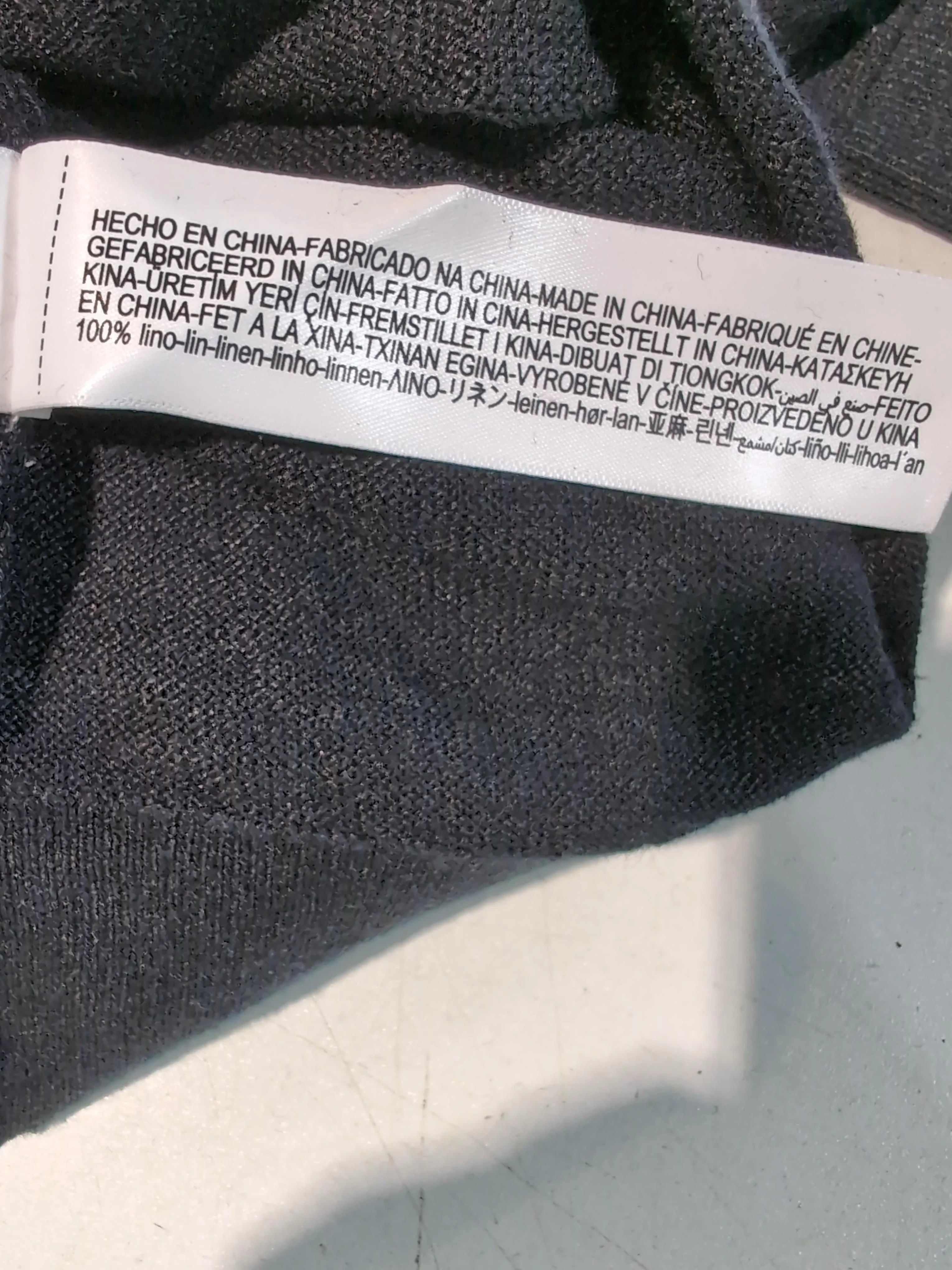 Massimo Dutti Men's Jumper M Black 100% Linen Crew Neck Pullover - Image 6