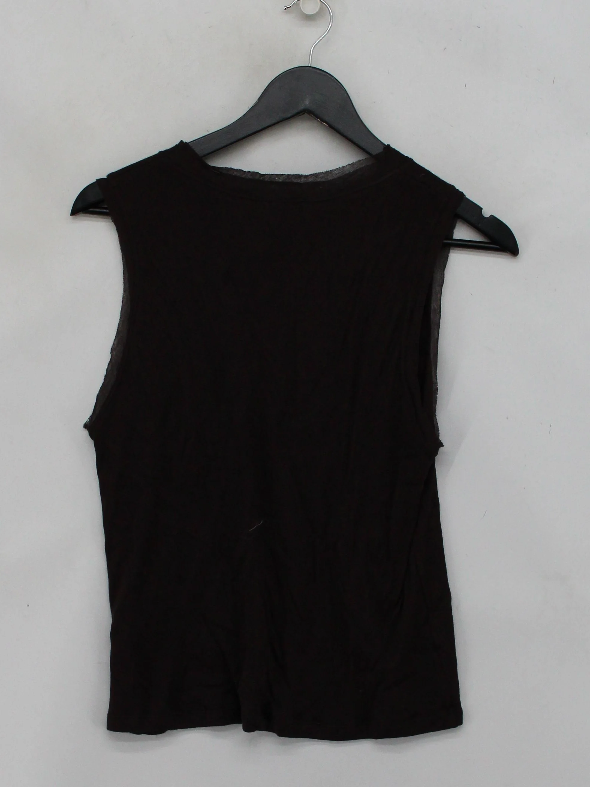 Massimo Dutti Men's T-Shirt S Black 100% Cotton Basic - Image 2