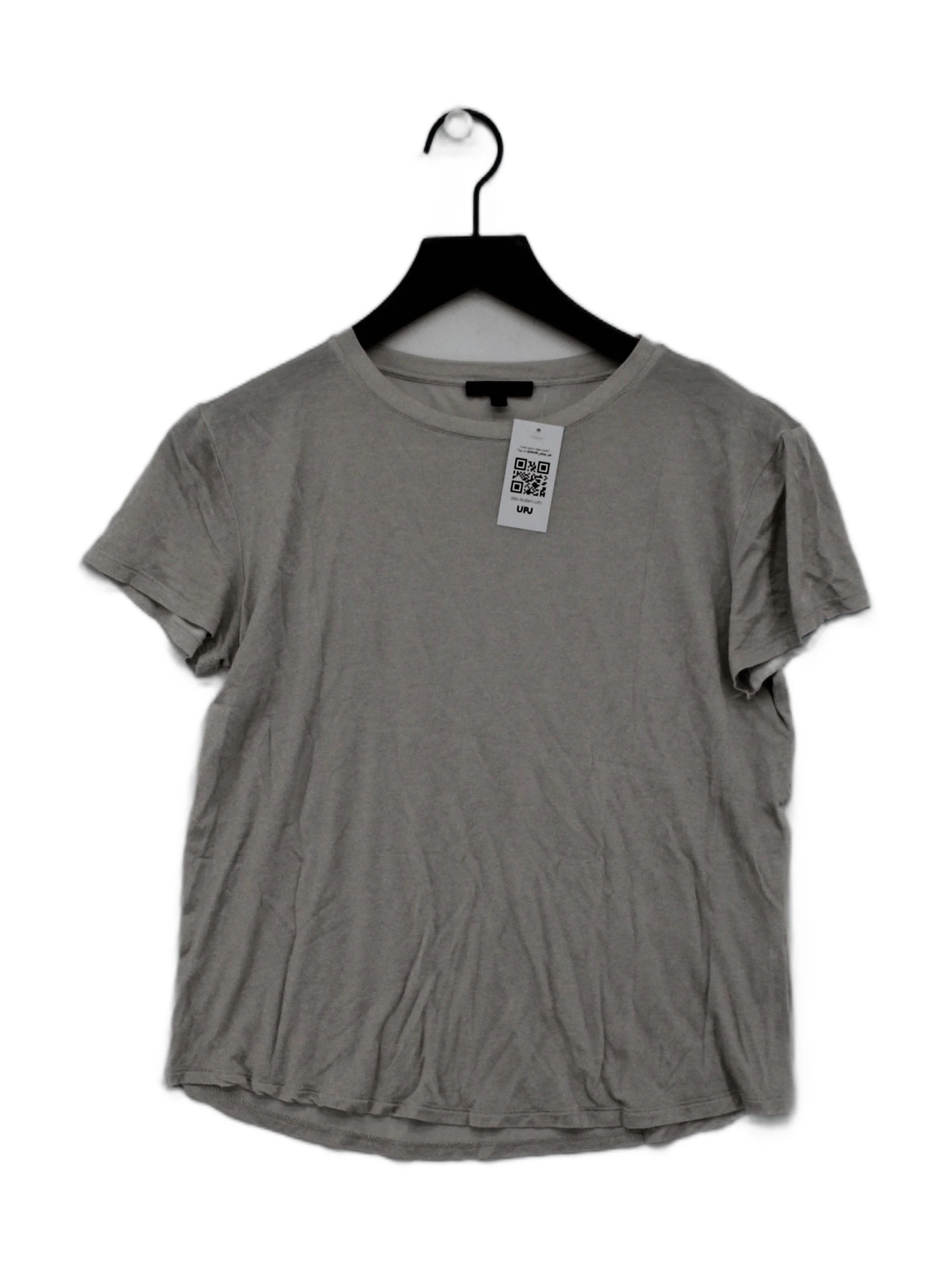 Massimo Dutti Men's T-Shirt XS Grey 100% Other Basic