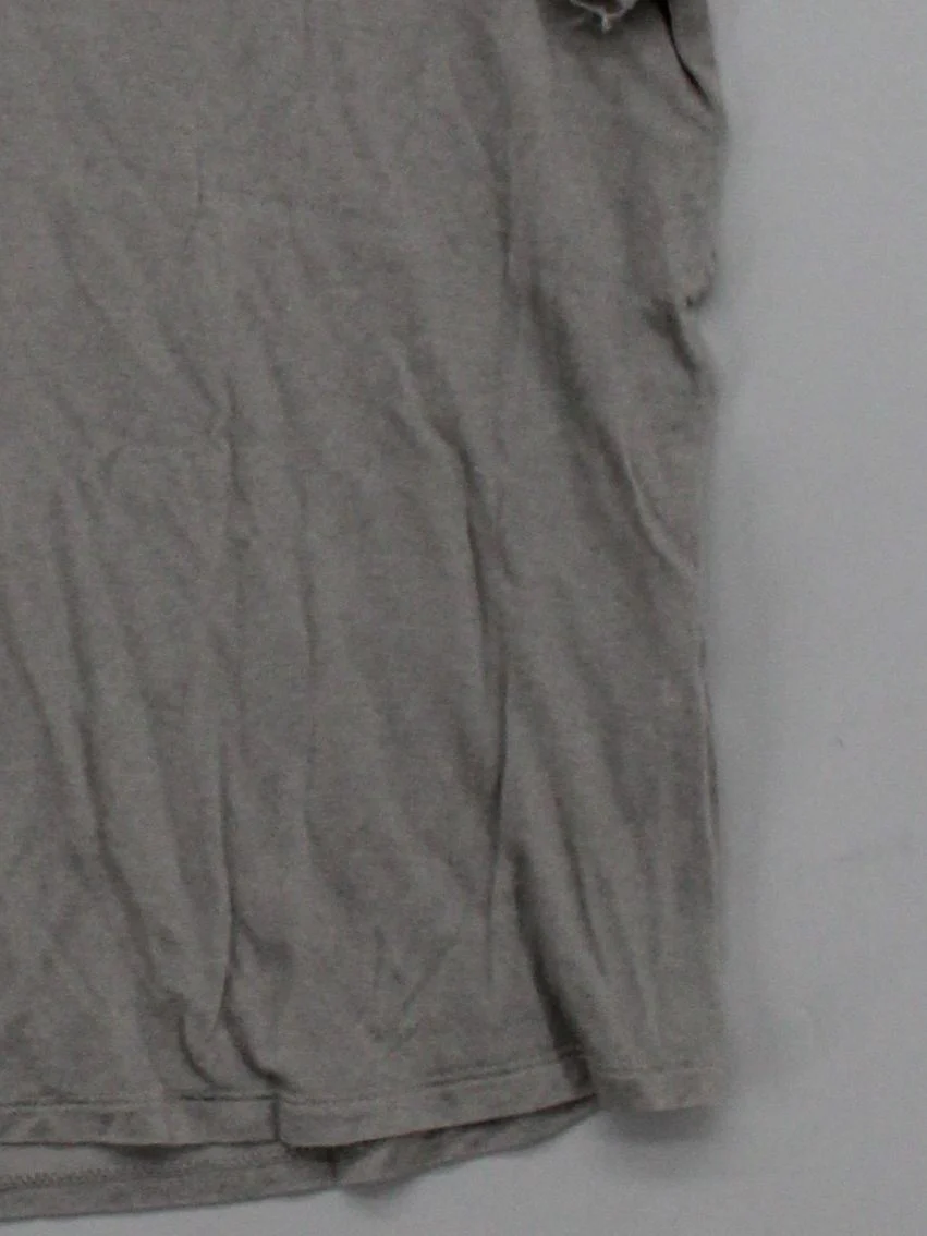 Massimo Dutti Men's T-Shirt XS Grey 100% Other Basic - Image 4