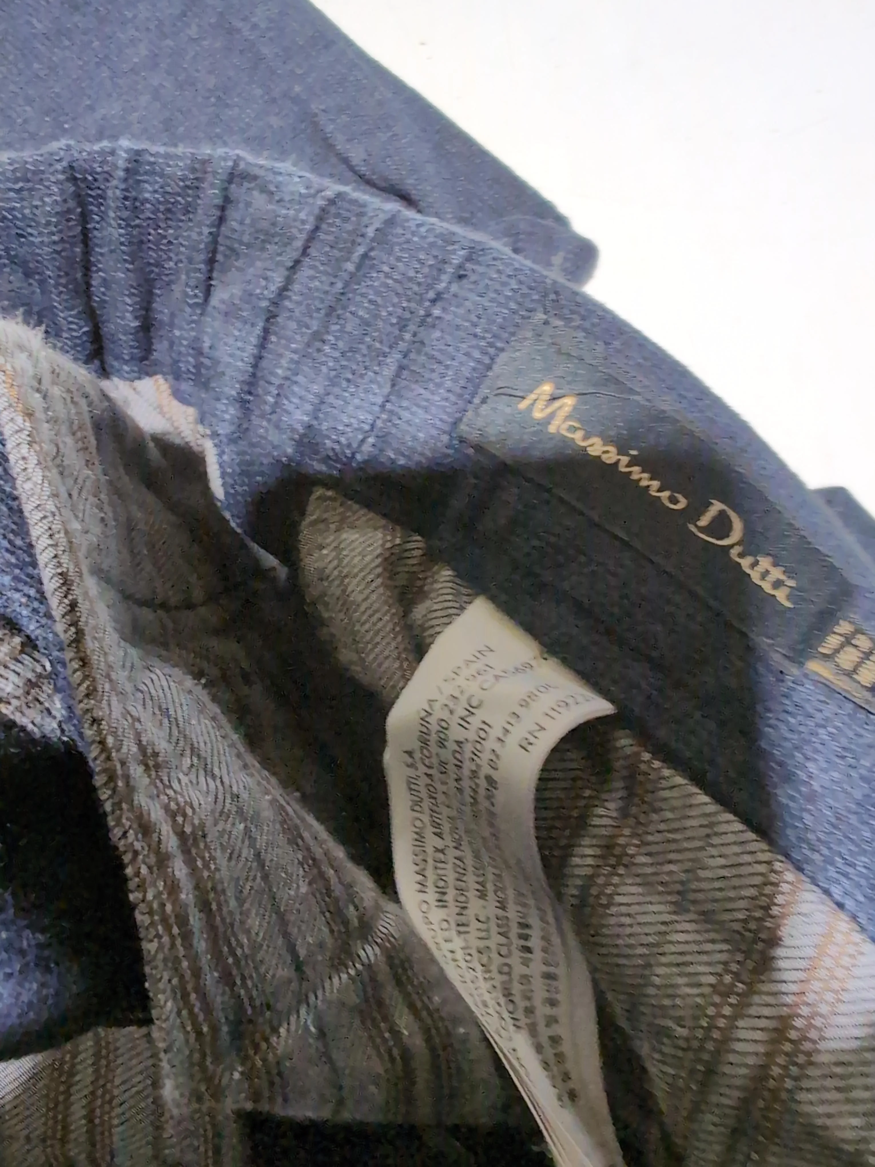 Massimo Dutti Men's Trousers M Blue 100% Cotton Straight Chino - Image 6