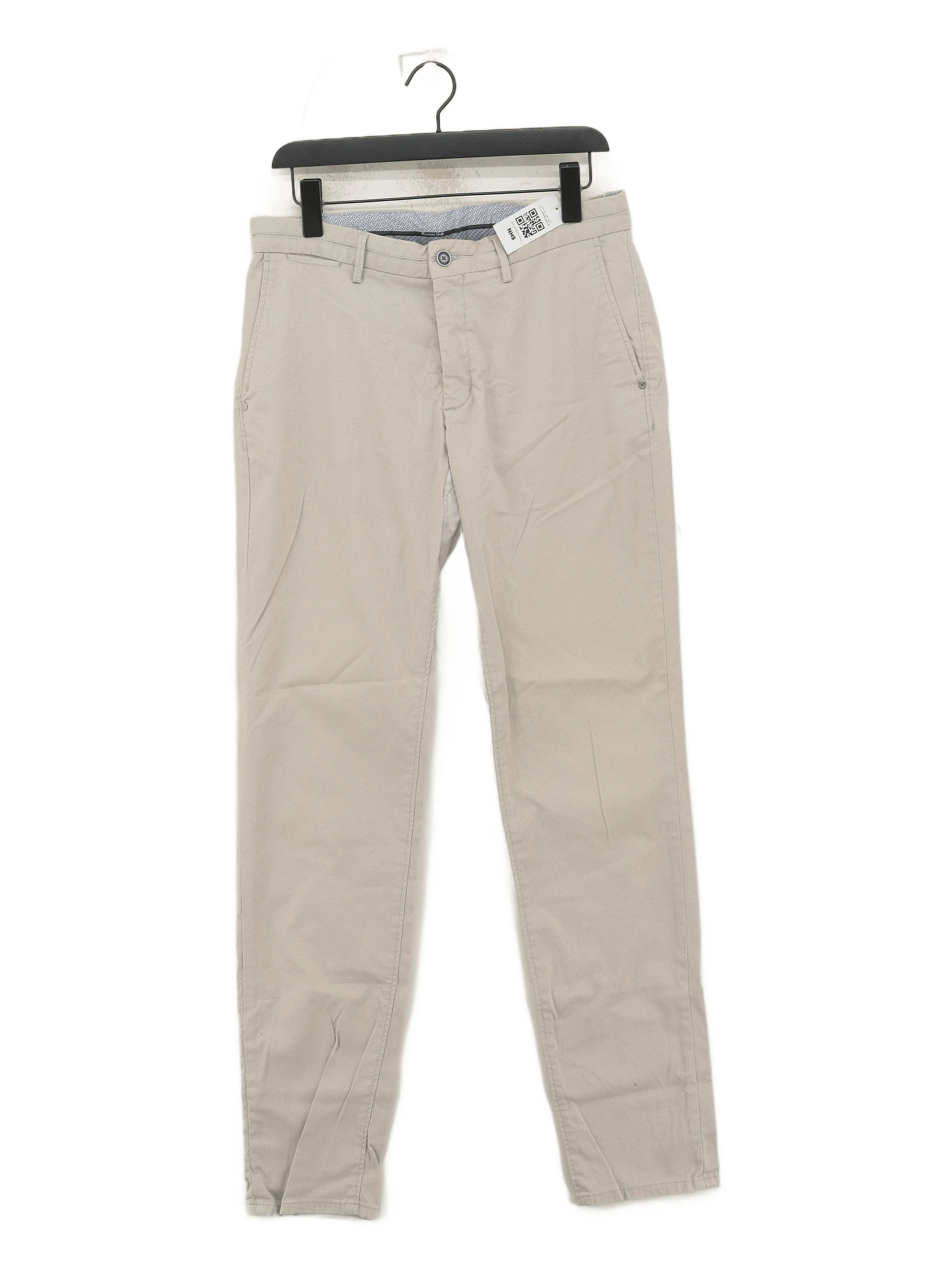Massimo Dutti Men's Trousers W 32 in Tan Cotton with Polyester, Elastane Chino