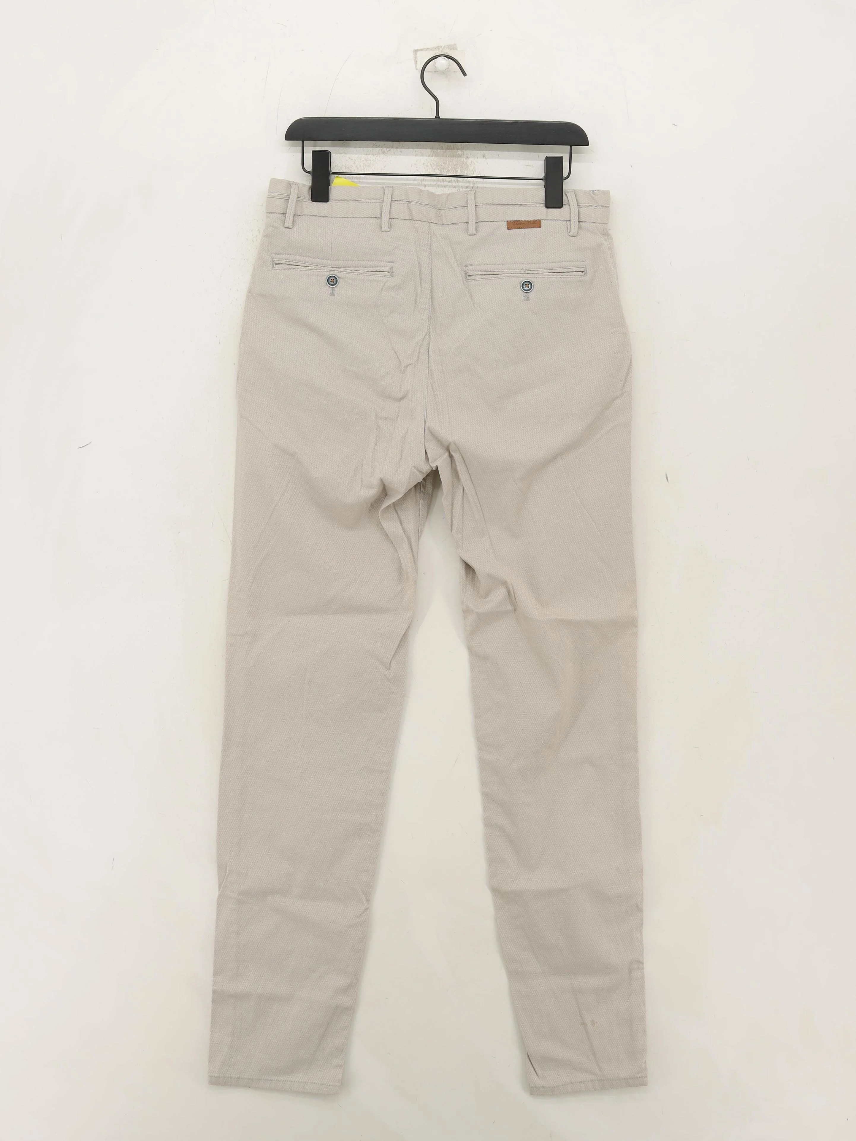 Massimo Dutti Men's Trousers W 32 in Tan Cotton with Polyester, Elastane Chino - Image 2