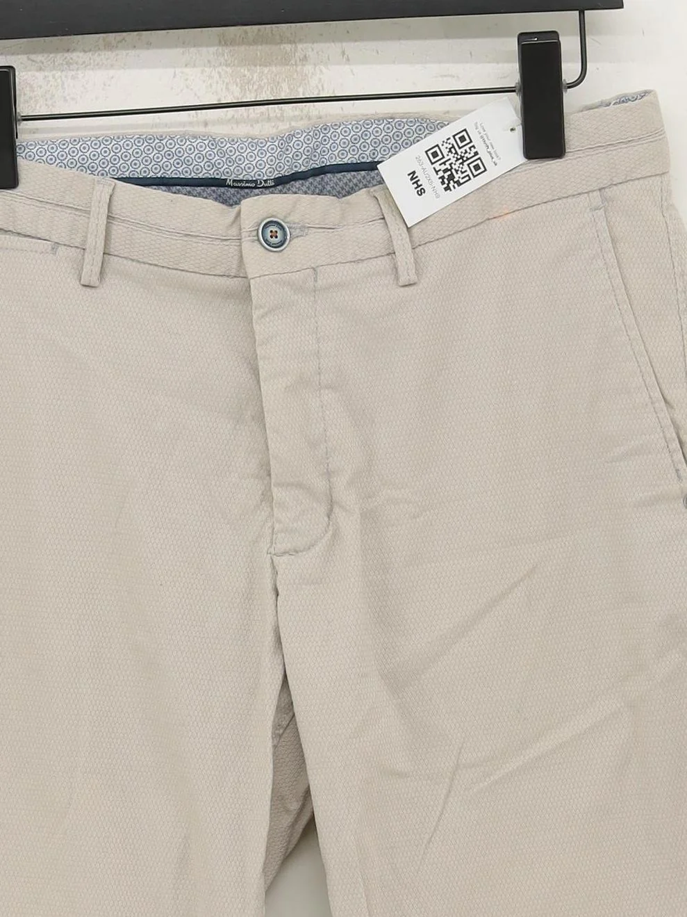 Massimo Dutti Men's Trousers W 32 in Tan Cotton with Polyester, Elastane Chino - Image 3