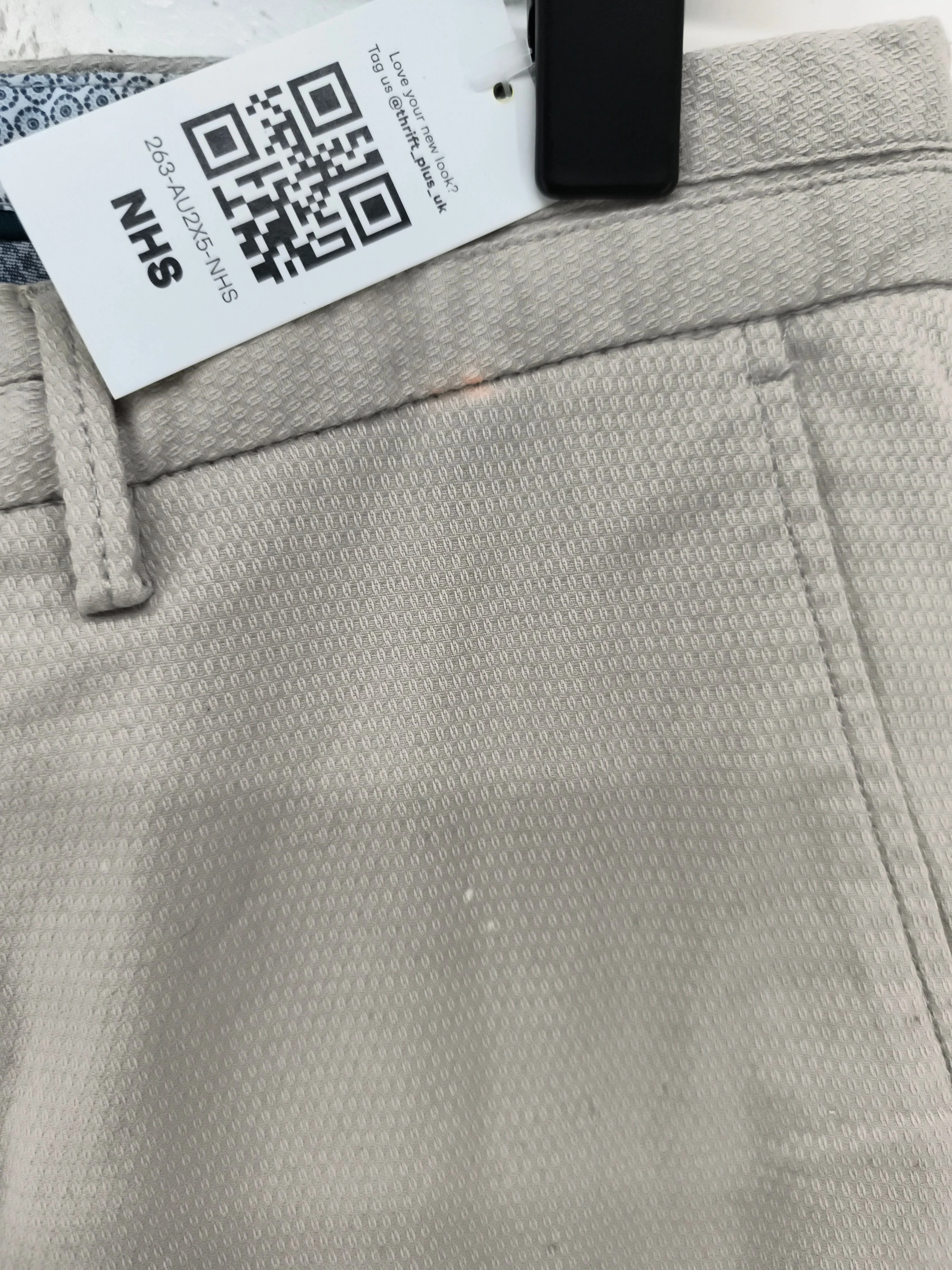 Massimo Dutti Men's Trousers W 32 in Tan Cotton with Polyester, Elastane Chino - Image 5