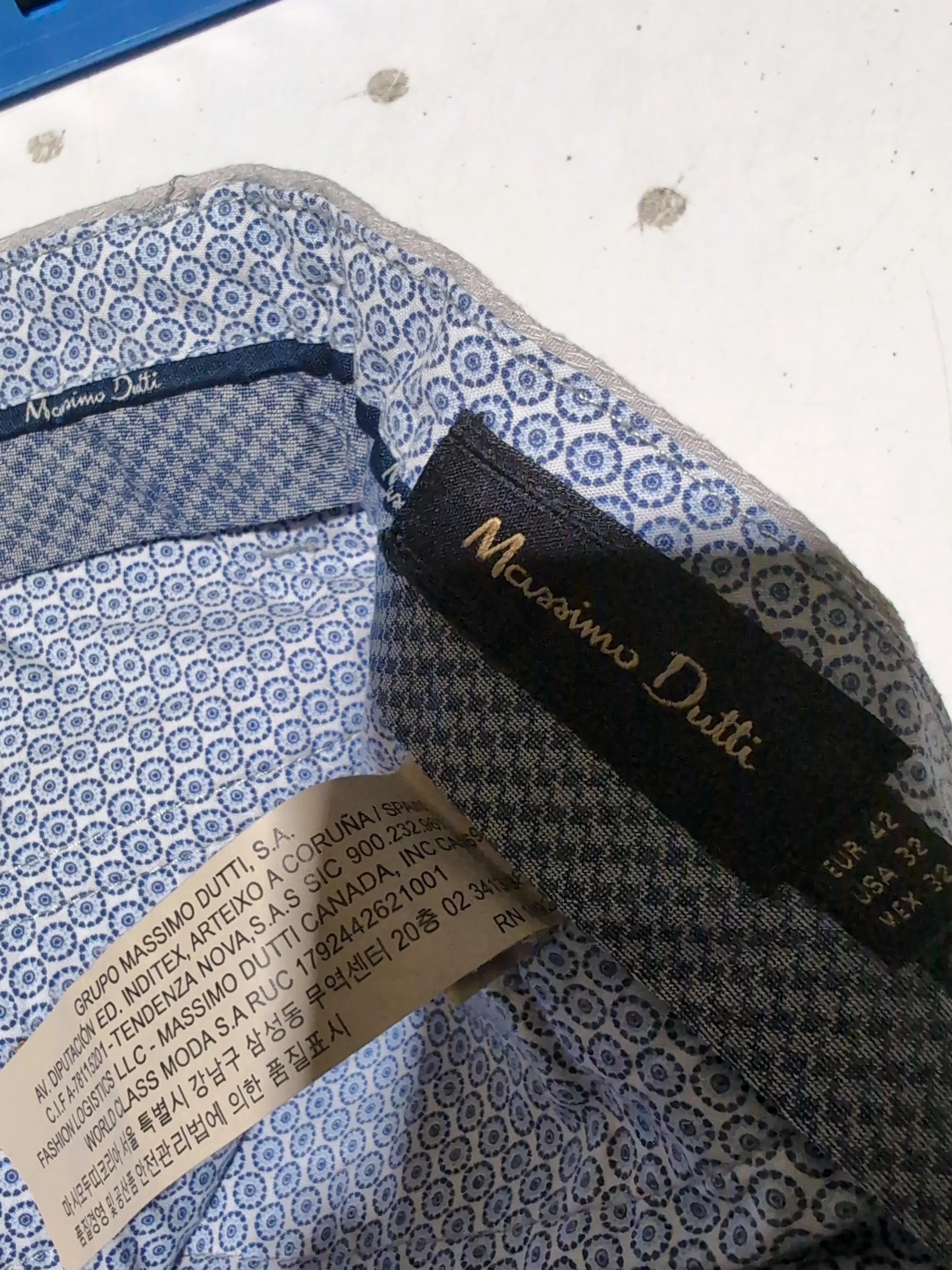 Massimo Dutti Men's Trousers W 32 in Tan Cotton with Polyester, Elastane Chino - Image 6