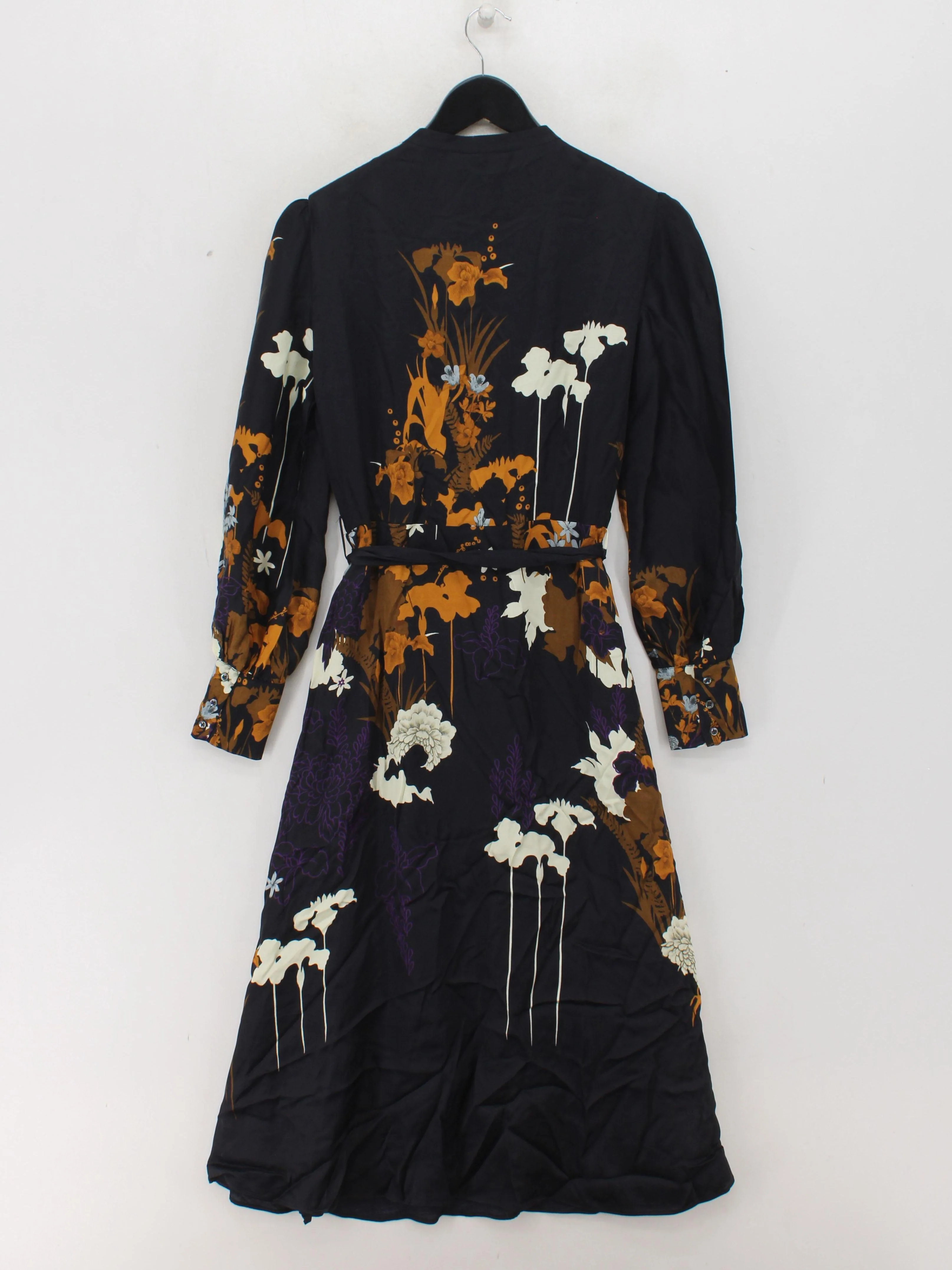 Massimo Dutti Shirt Midi Dress in Black - Image 2