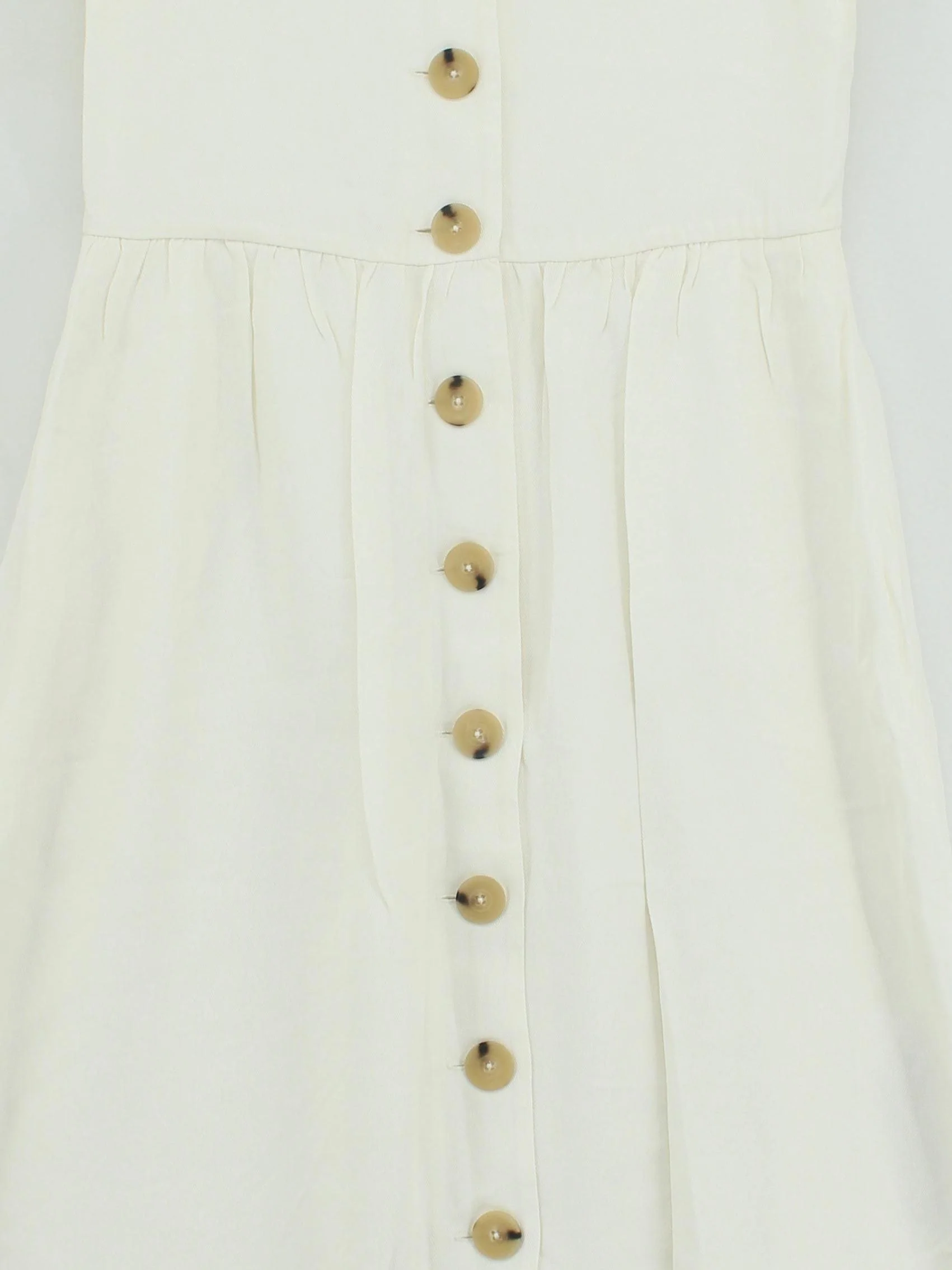 Massimo Dutti Shirt Midi Dress UK8 in White - Image 3