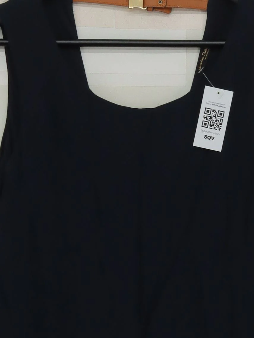 Massimo Dutti T-Shirt Mini Dress S in Black - Image 3