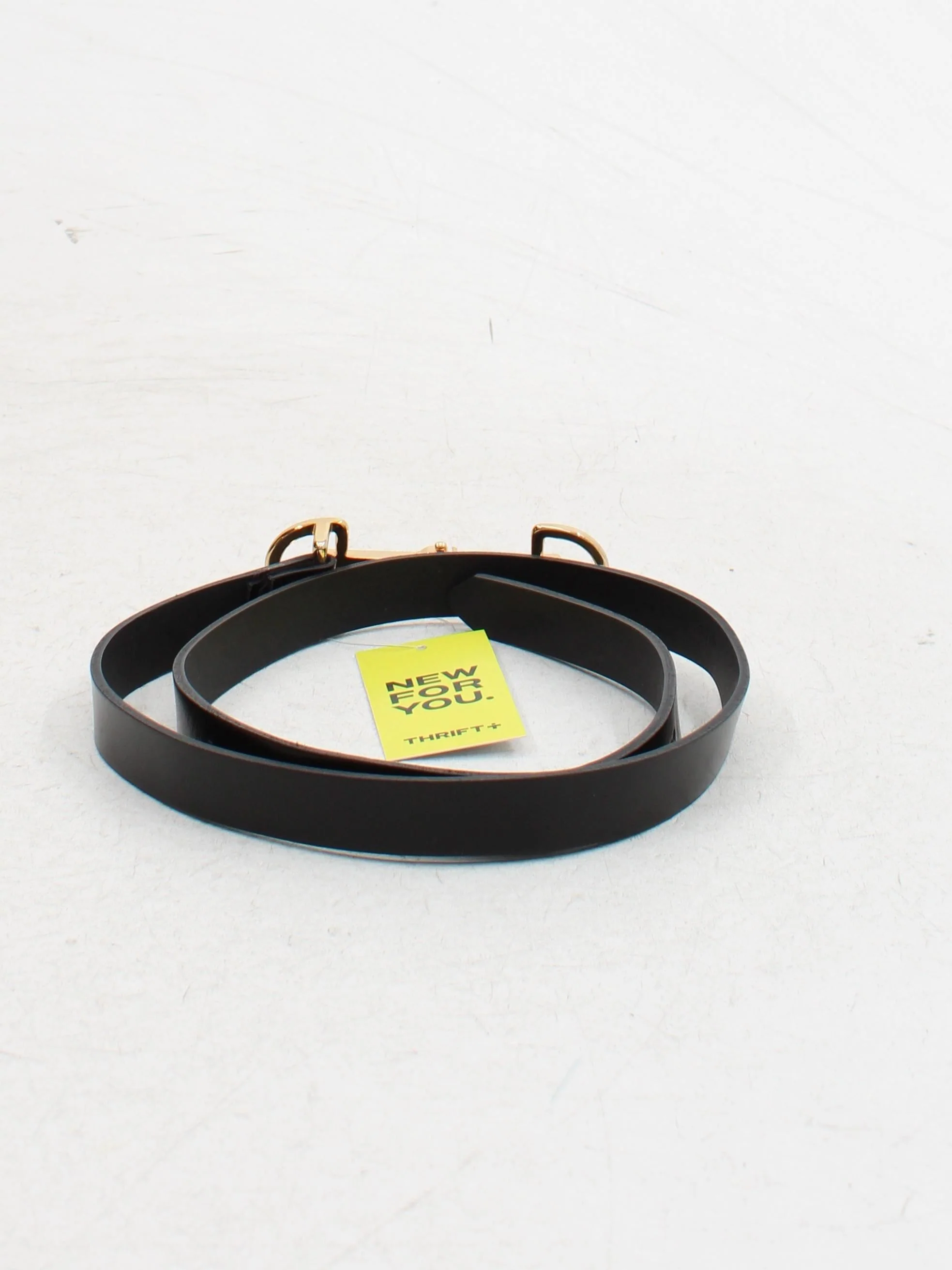 Massimo Dutti Women's Belt XS Black 100% Leather Basic Belt - Image 2