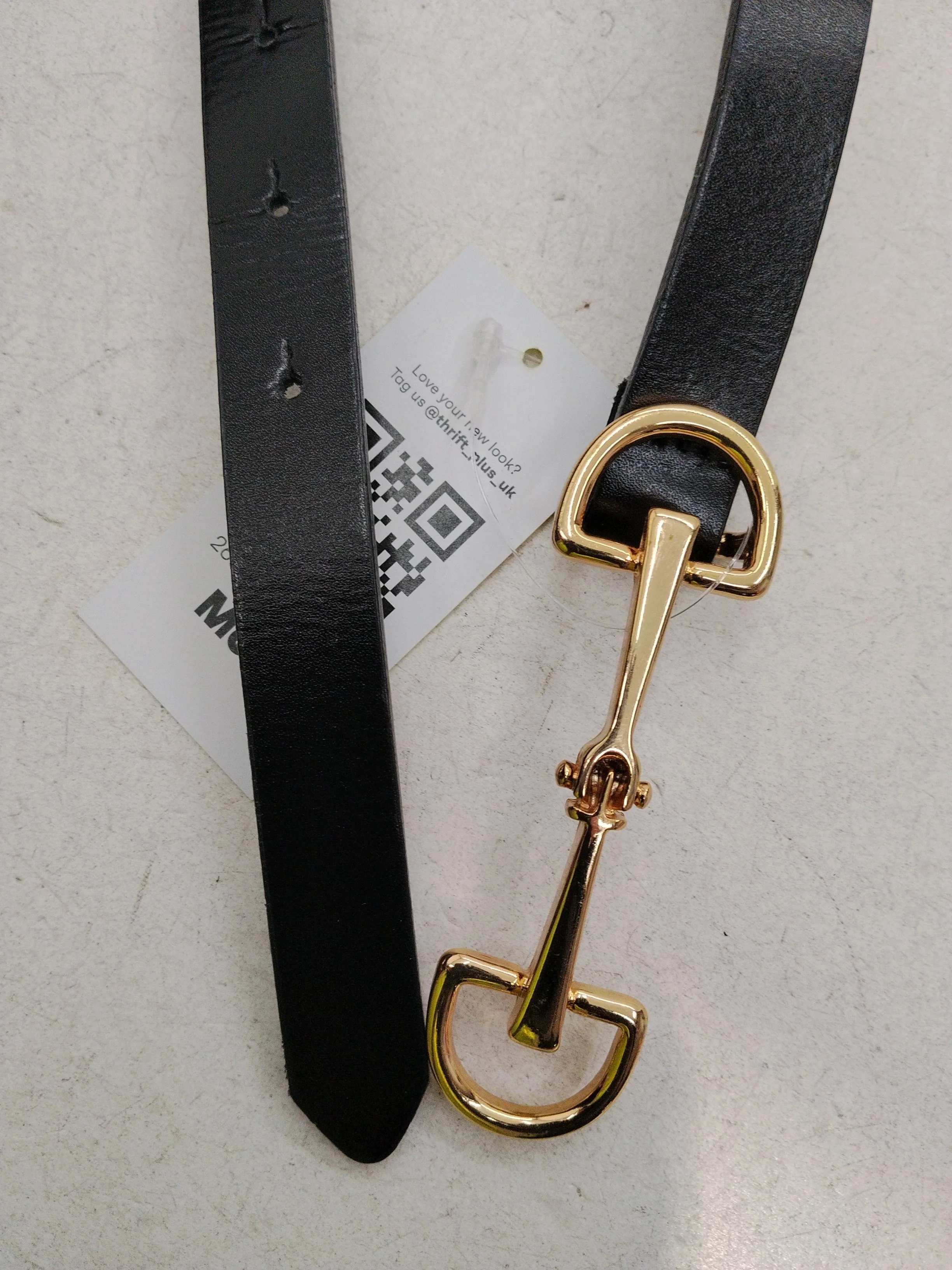 Massimo Dutti Women's Belt XS Black 100% Leather Basic Belt - Image 3