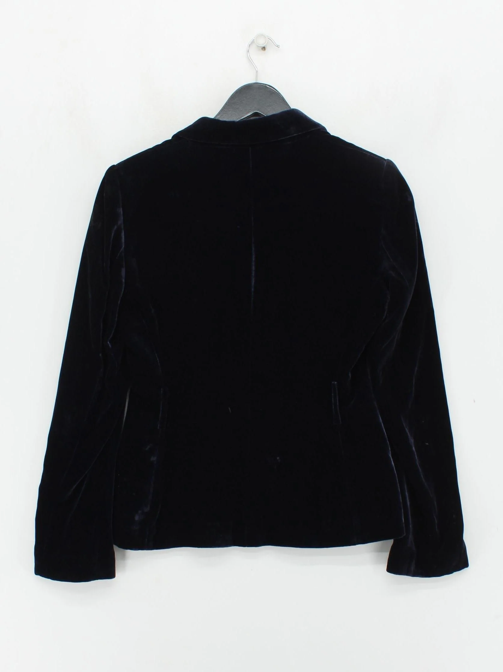 Massimo Dutti Women's Blazer UK 10 Blue Silk with Viscose Overcoat - Image 2