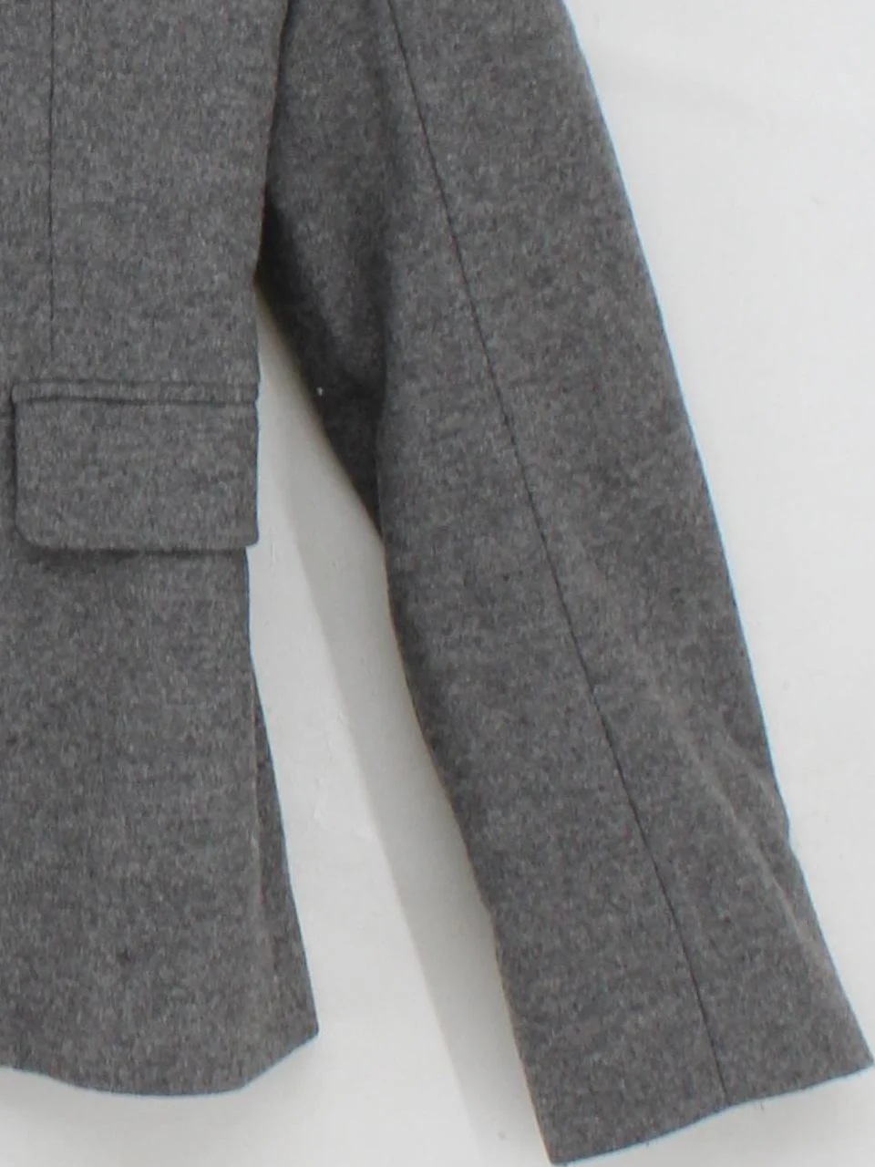 Massimo Dutti Women's Blazer UK 10 Grey 100% Wool Overcoat - Image 4