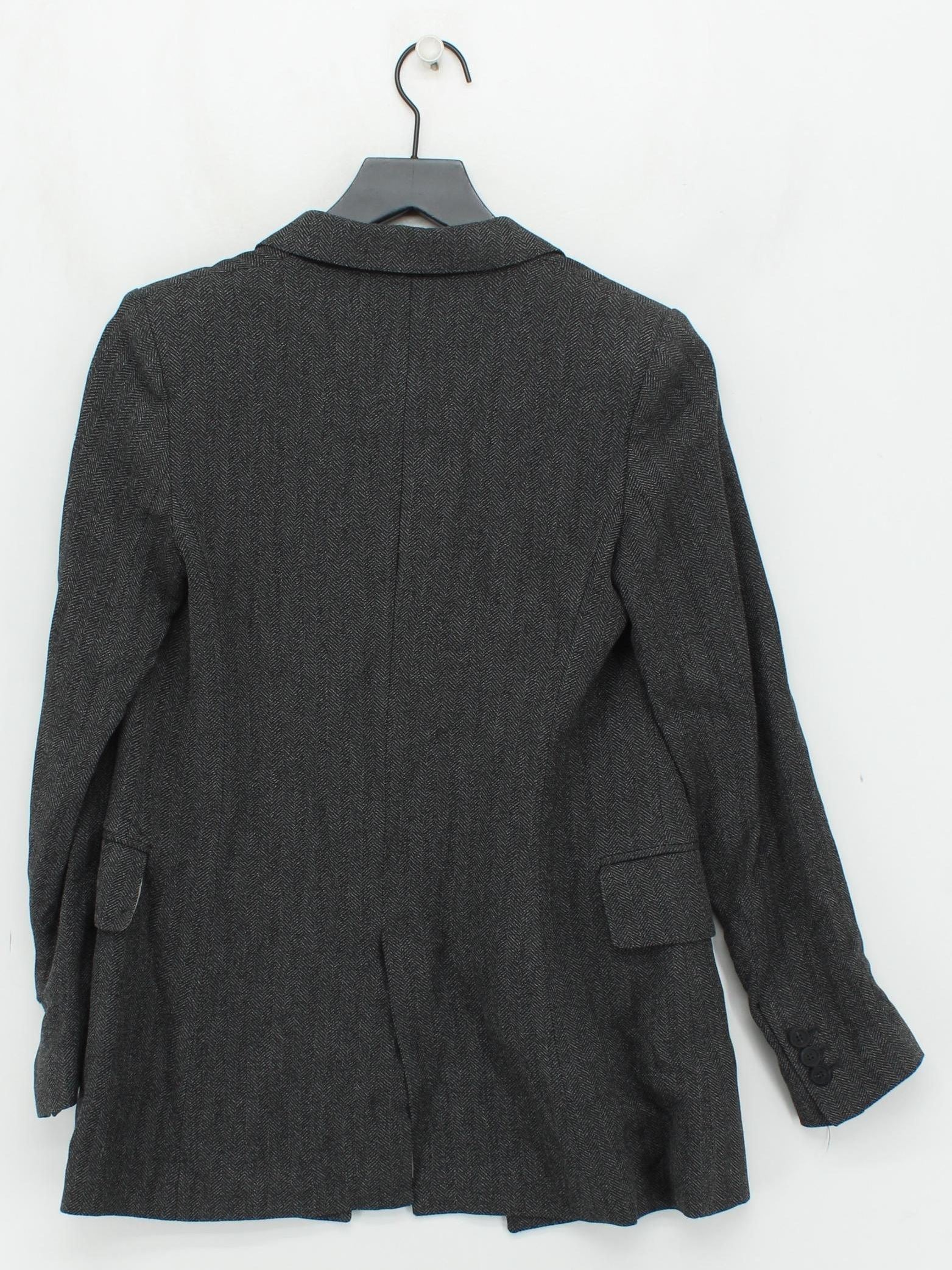 Massimo Dutti Women's Blazer UK 8 Grey Wool with Viscose Overcoat - Image 2